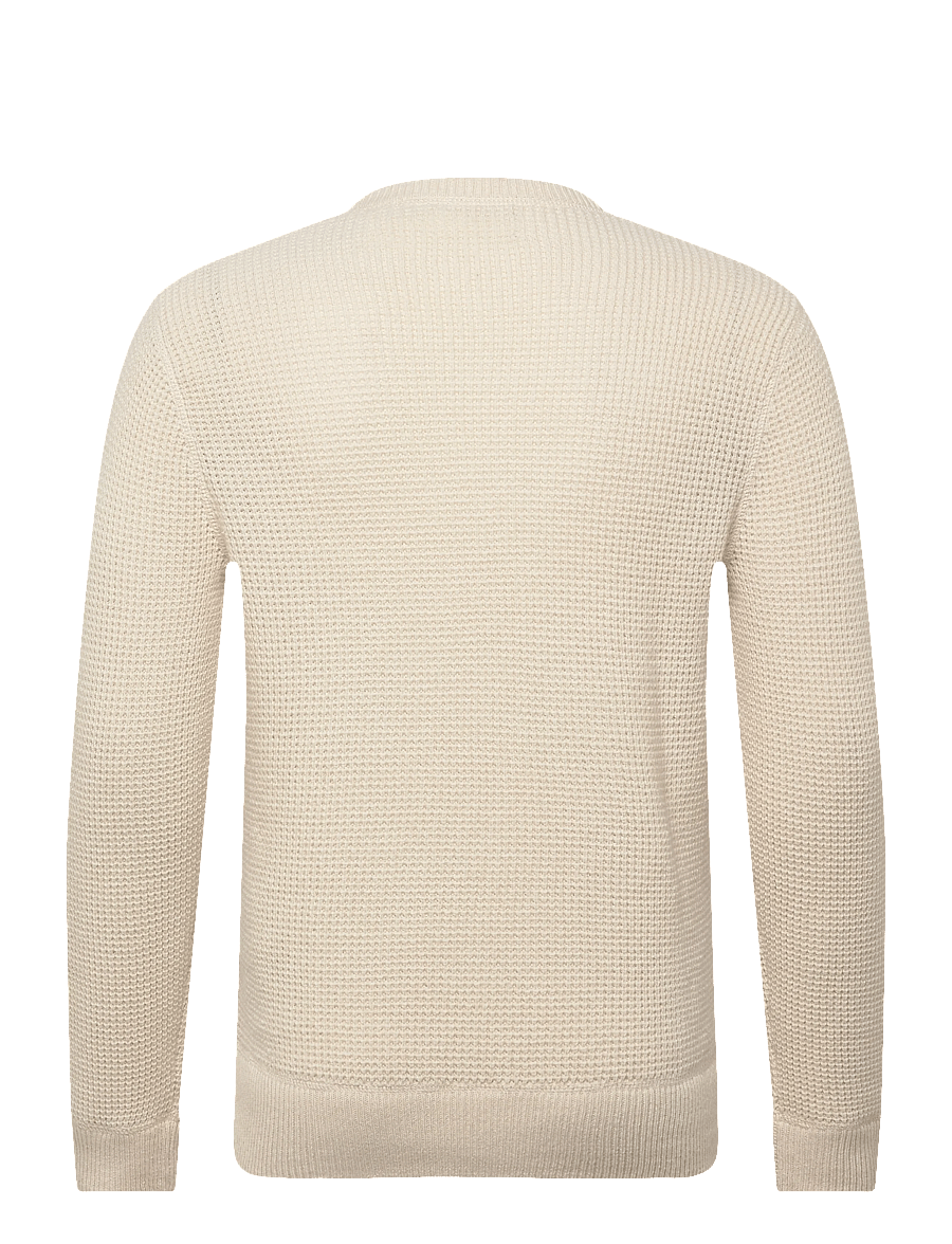 Polo Ralph Lauren - Waffle-Knit Wool-Cotton Sweater - rundhals - andover cream - 2