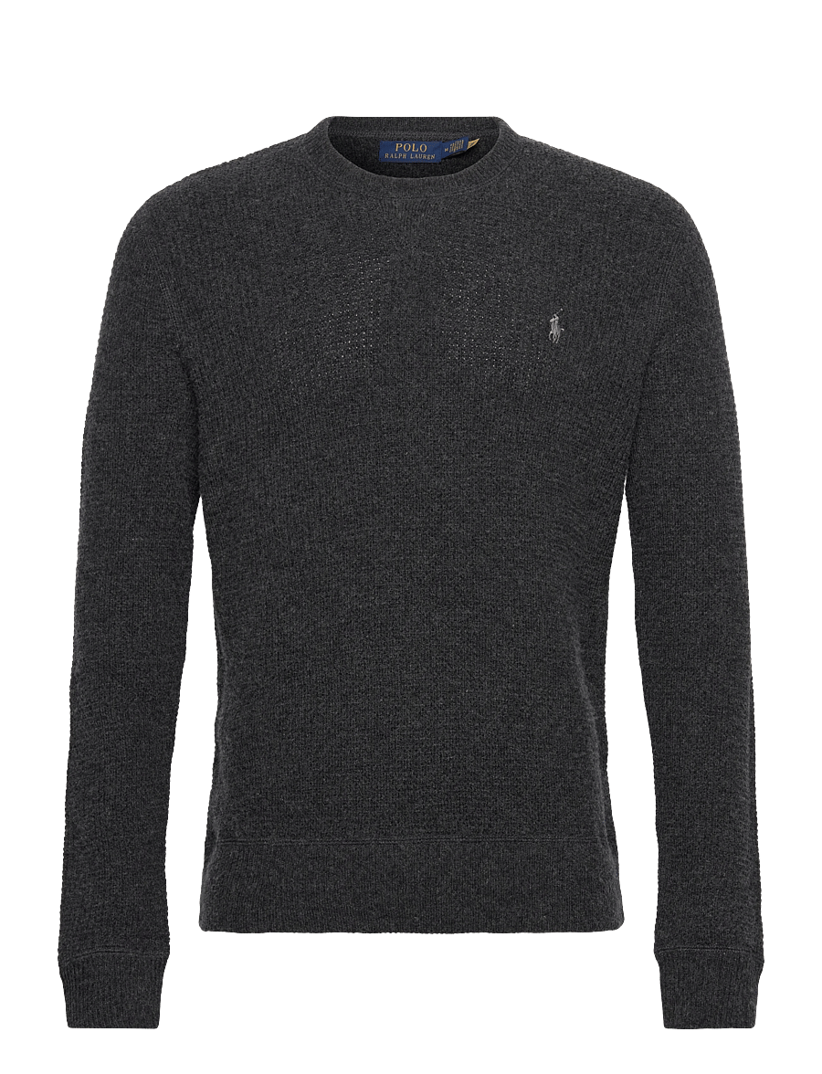 Polo Ralph Lauren - COTTON WOOL-SWEATER-PULLOVER - rundhals - dark granite hthr - 1