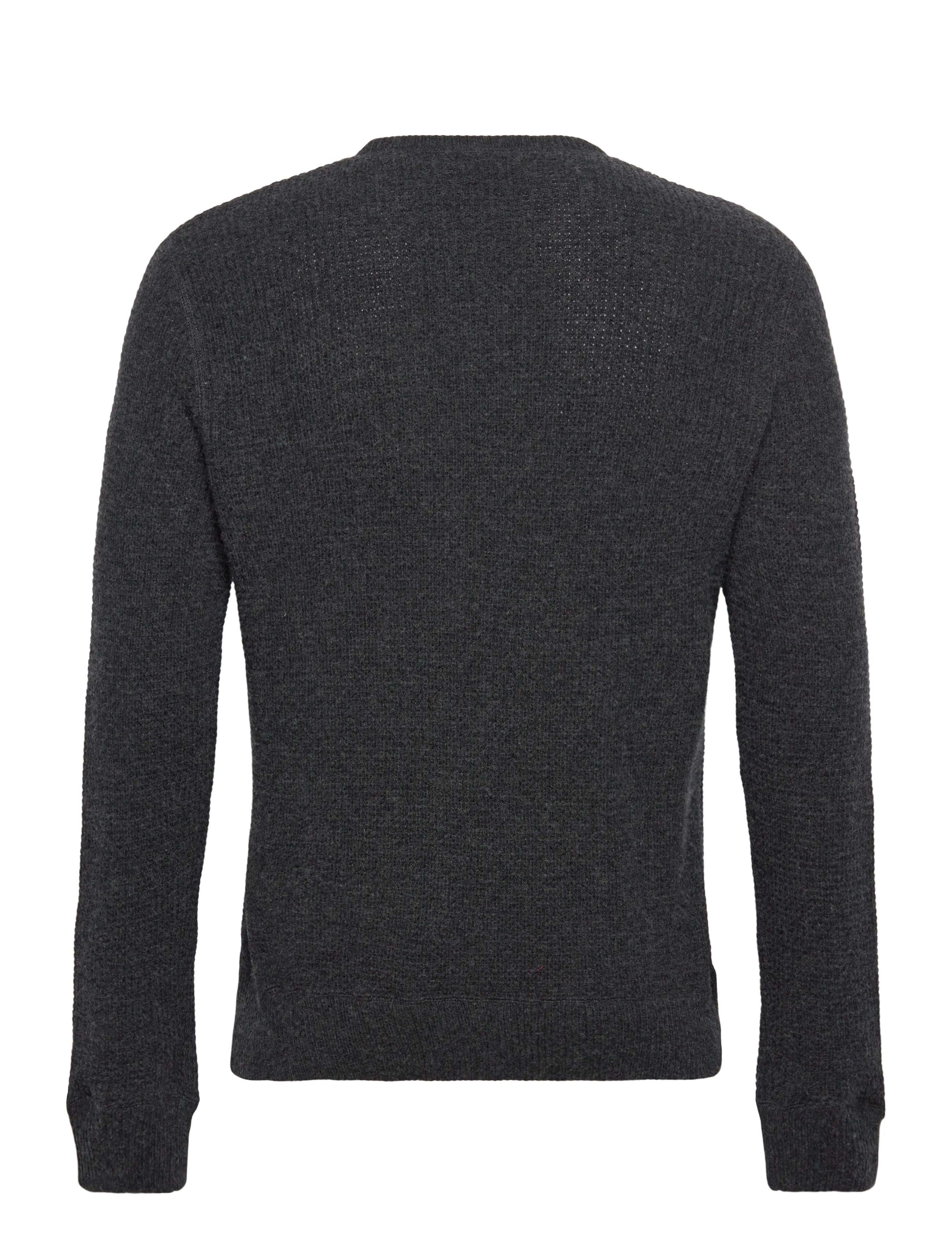 Polo Ralph Lauren - COTTON WOOL-SWEATER-PULLOVER - Ümmarguse kaelusega kudumid - dark granite hthr - 2