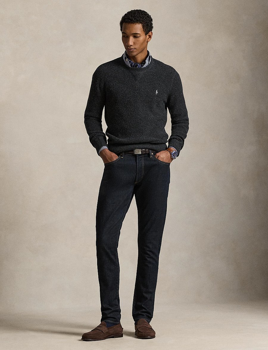 Polo Ralph Lauren - COTTON WOOL-SWEATER-PULLOVER - rundhals - dark granite hthr - 3