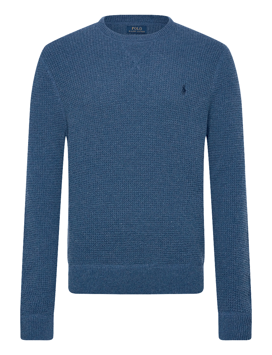 Polo Ralph Lauren - COTTON WOOL-SWEATER-PULLOVER - rundhals - sea salt blue hth - 0