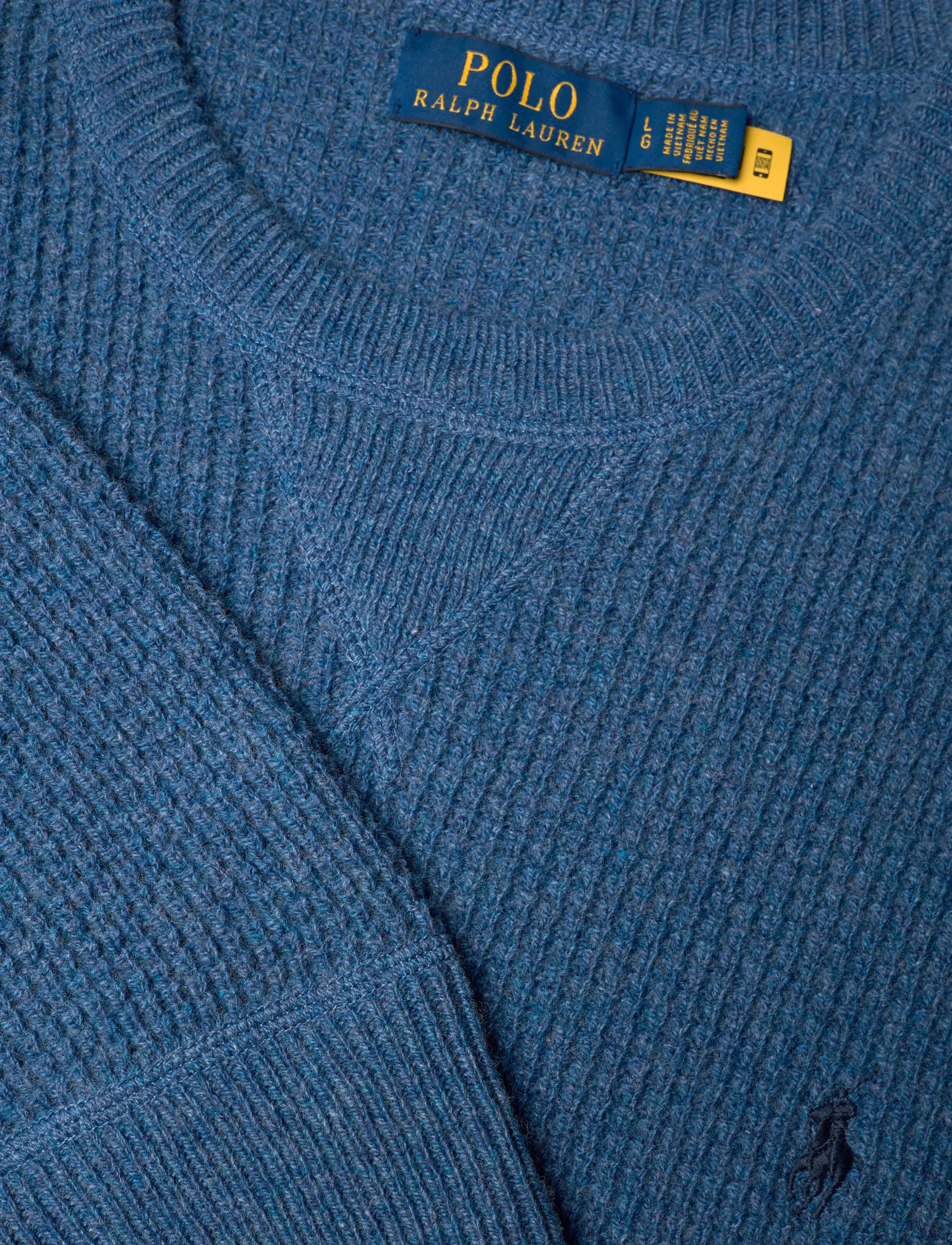 Polo Ralph Lauren - COTTON WOOL-SWEATER-PULLOVER - rundhals - sea salt blue hth - 2