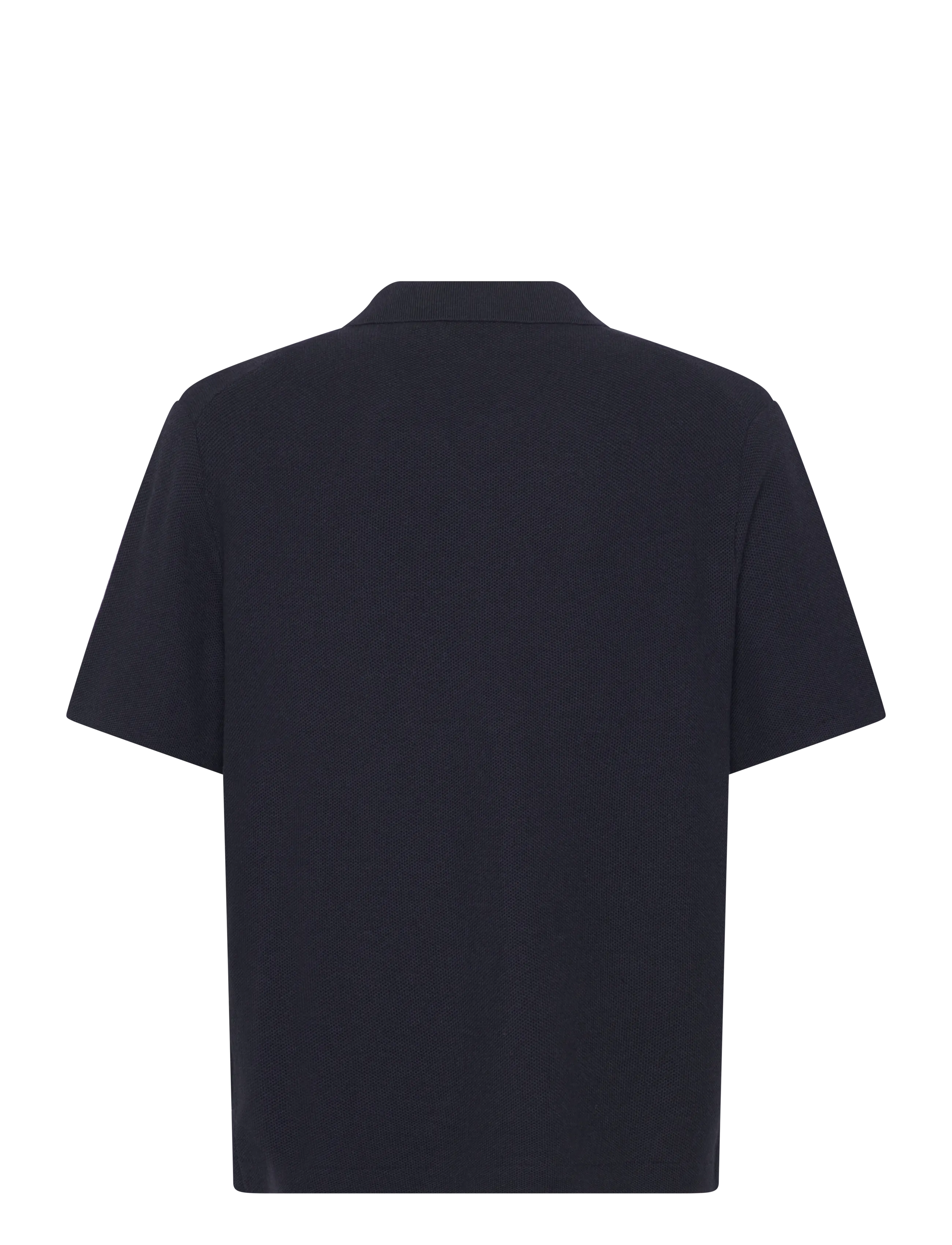 Polo Ralph Lauren - Mesh-Knit Cotton Short-Sleeve Cardigan - kortermede skjorter - navy hthr - 1