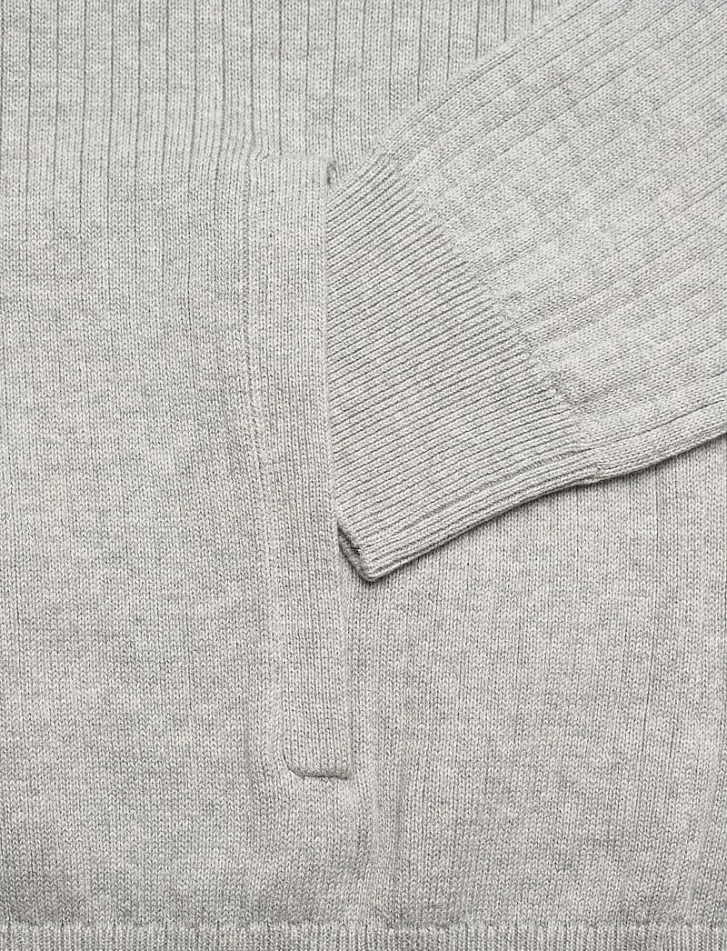Polo Ralph Lauren - Rib-Knit Cotton Full-Zip Sweater - lukuga džemprid - andover heather - 3
