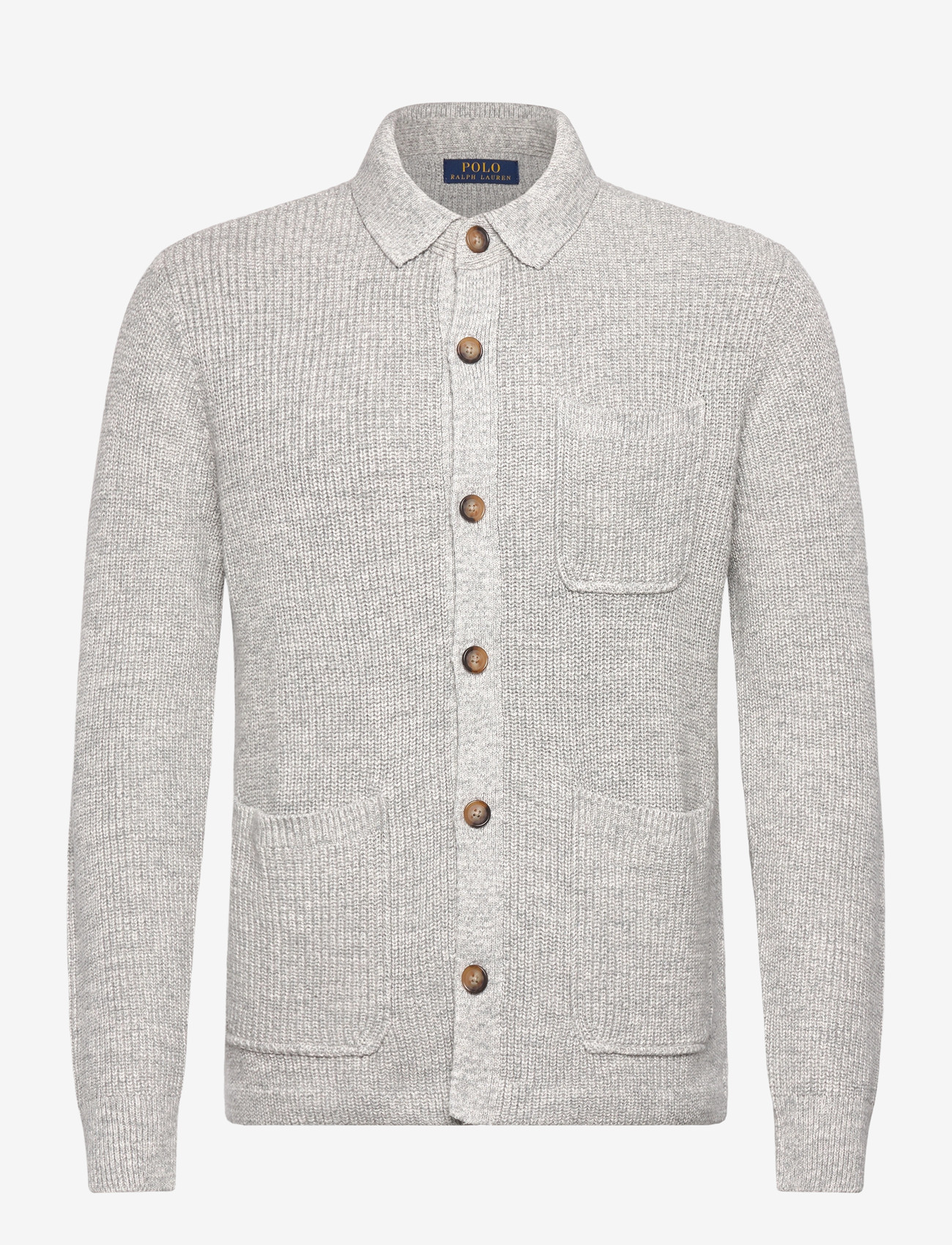Polo Ralph Lauren - Textured Cotton Cardigan - cardigans - grey combo - 0