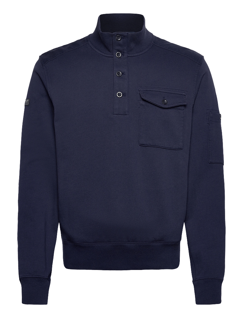 Polo Ralph Lauren - Loopback Fleece Utility Sweatshirt - shop efter anledning - cruise navy - 0