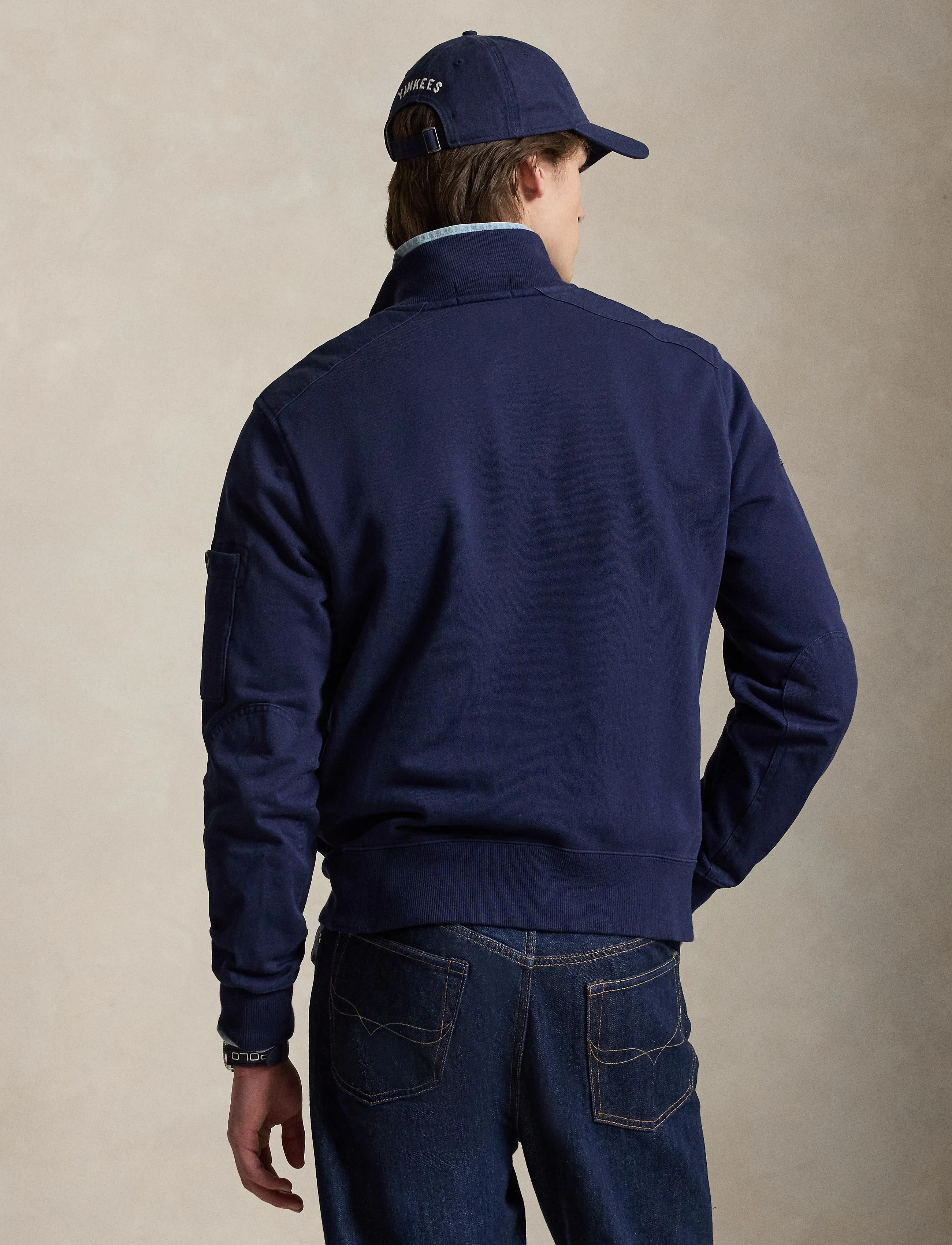 Polo Ralph Lauren - Loopback Fleece Utility Sweatshirt - osta olukorra järgi - cruise navy - 3