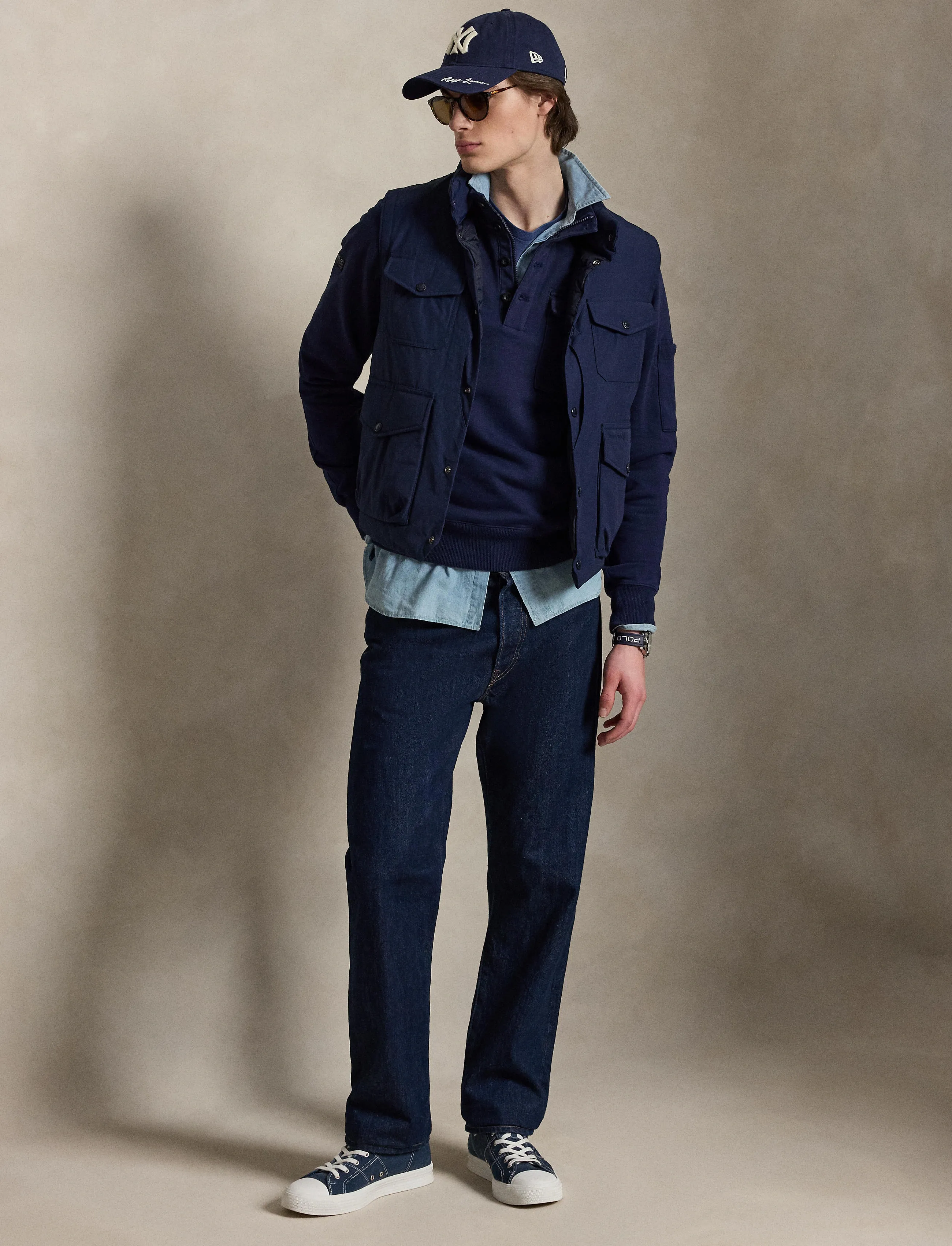 Polo Ralph Lauren - UTILITY LOOP BACK-KNT-PULLOVER - cruise navy - 5