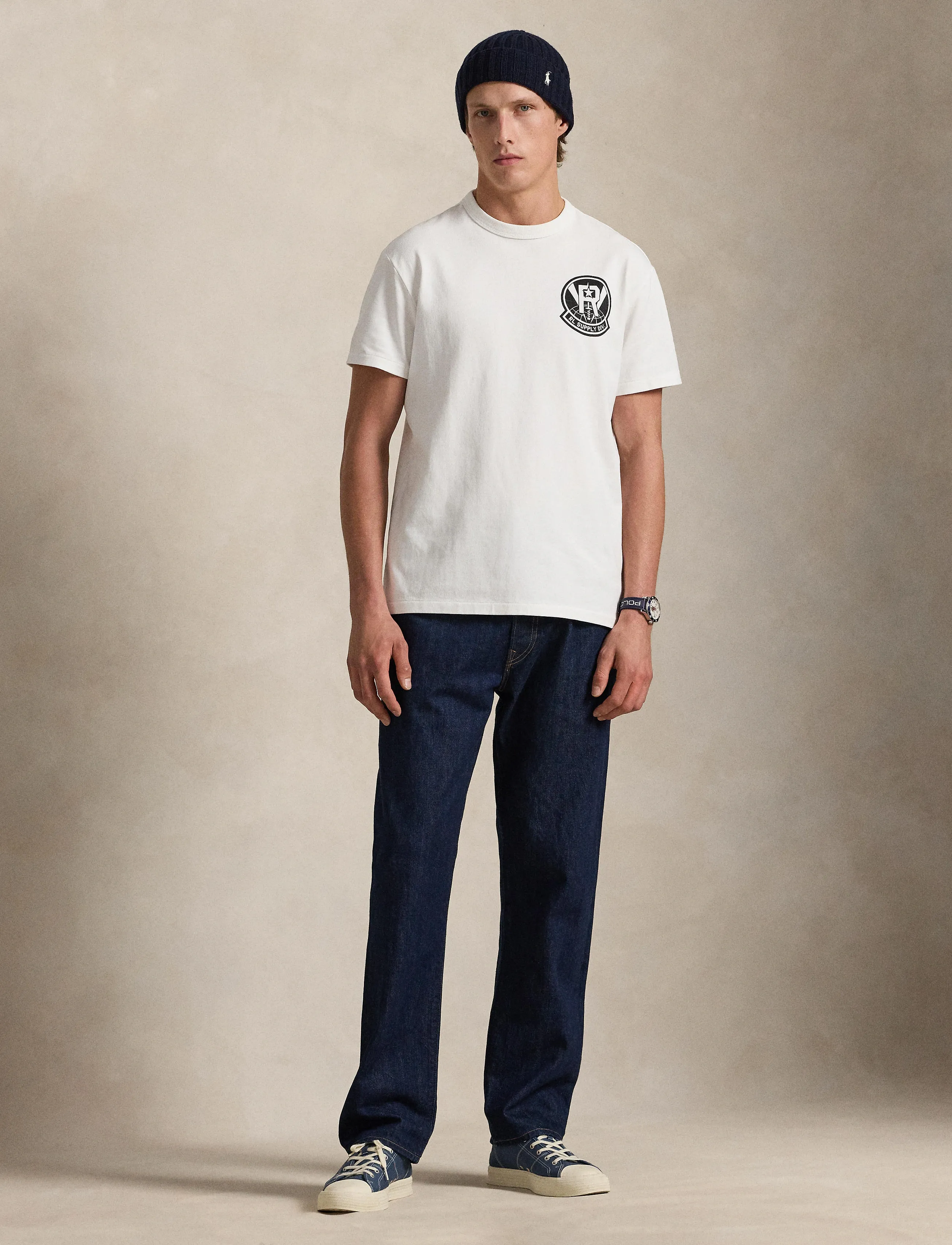 Polo Ralph Lauren Classic Fit Jersey Graphic T-Shirt - T-Shirts - WHITE / white