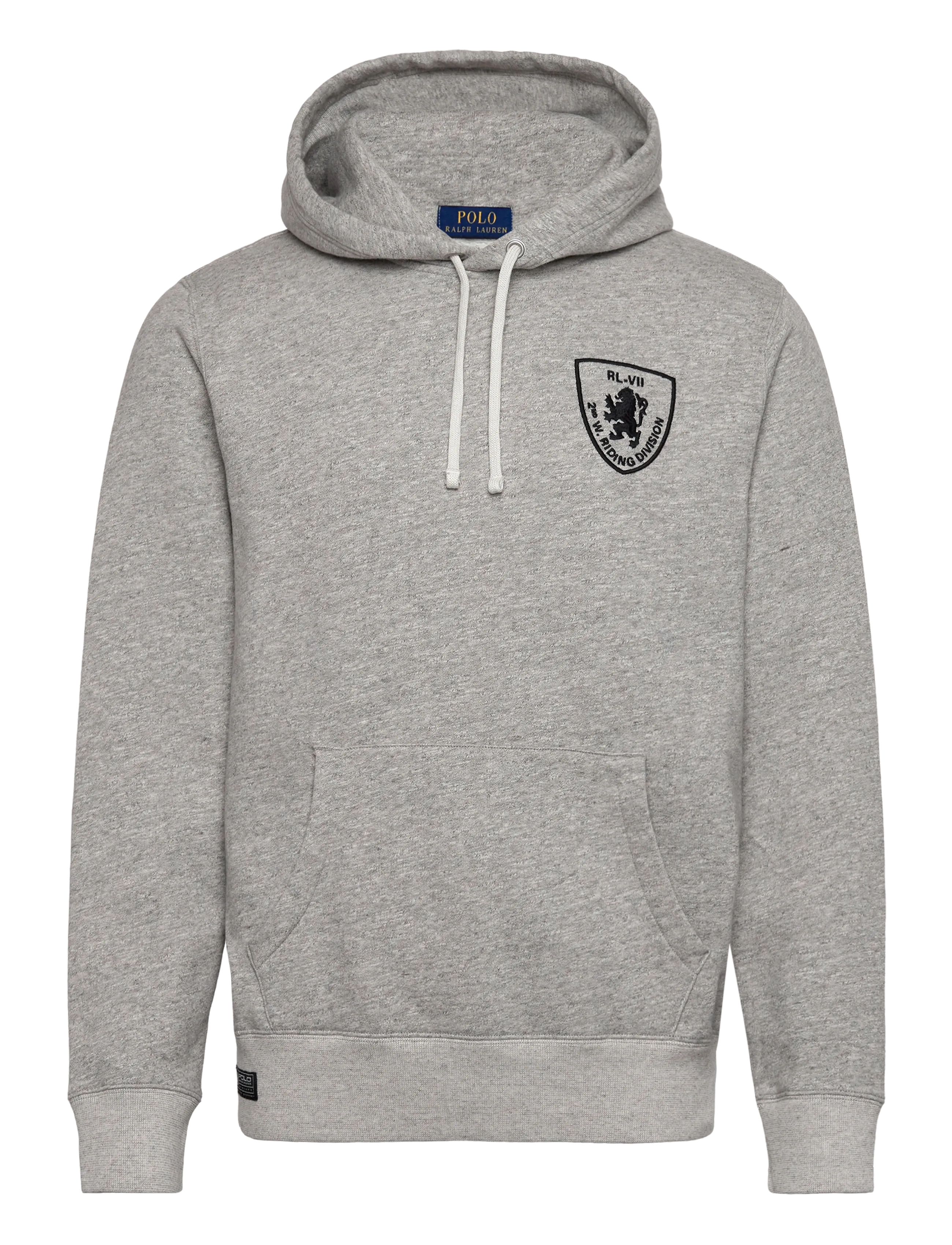 Embroidered Fleece Hoodie - LOFT HEATHER