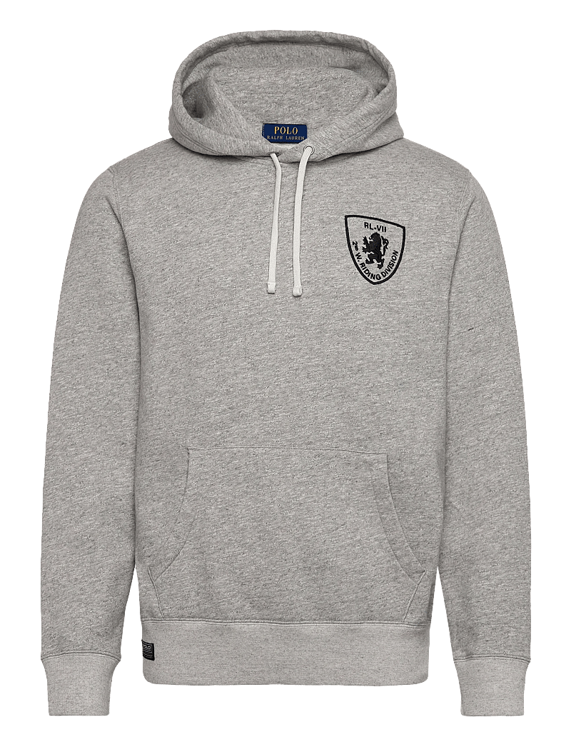 Polo Ralph Lauren - Embroidered Fleece Hoodie - hoodies - loft heather - 0