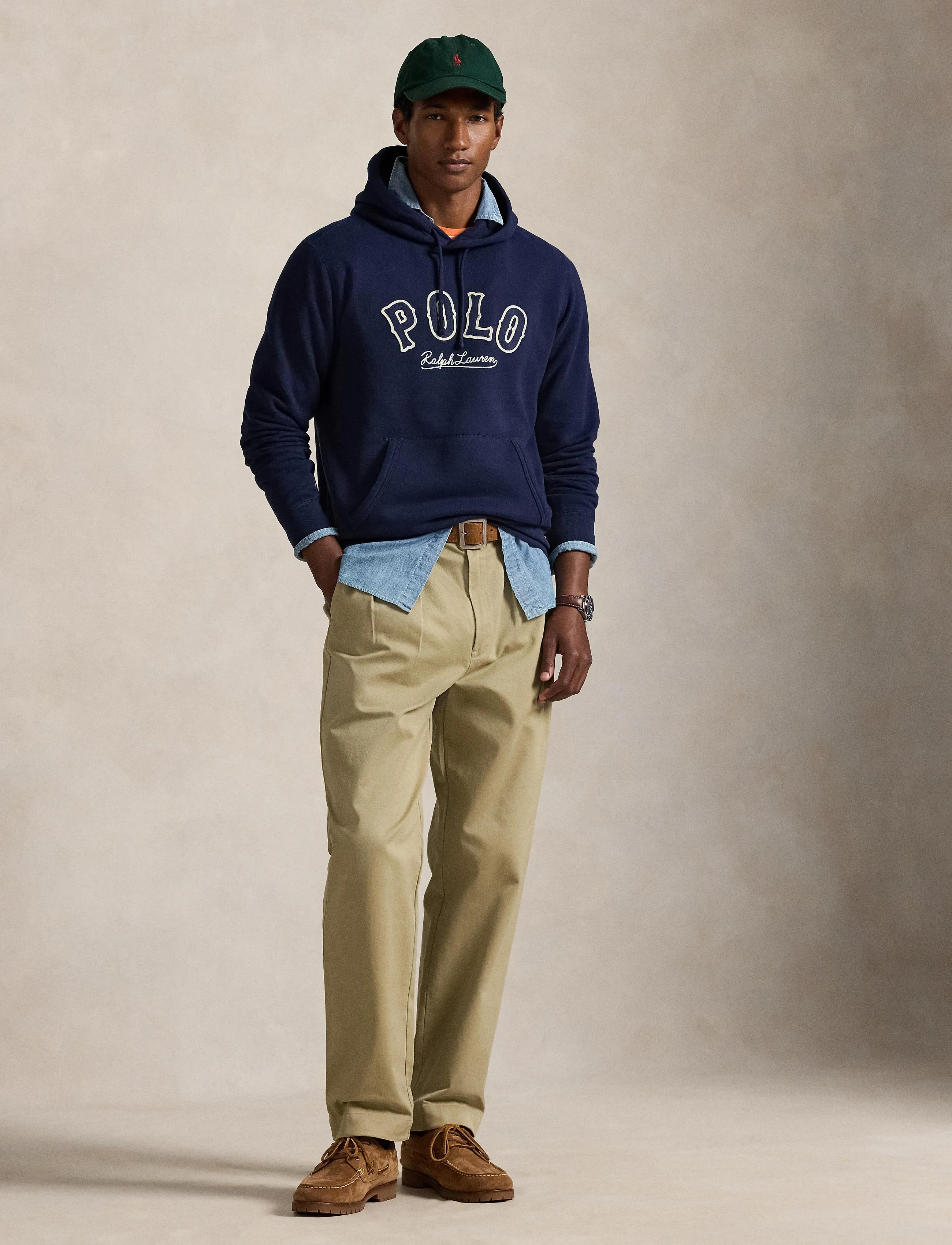 Polo Ralph Lauren The RL Fleece Western-Logo Hoodie - Kleding - CRUISE NAVY / navy