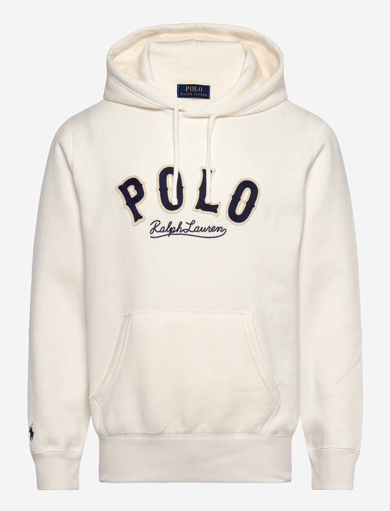 Polo Ralph Lauren - The RL Fleece Western-Logo Hoodie - hoodies - deckwash white - 0