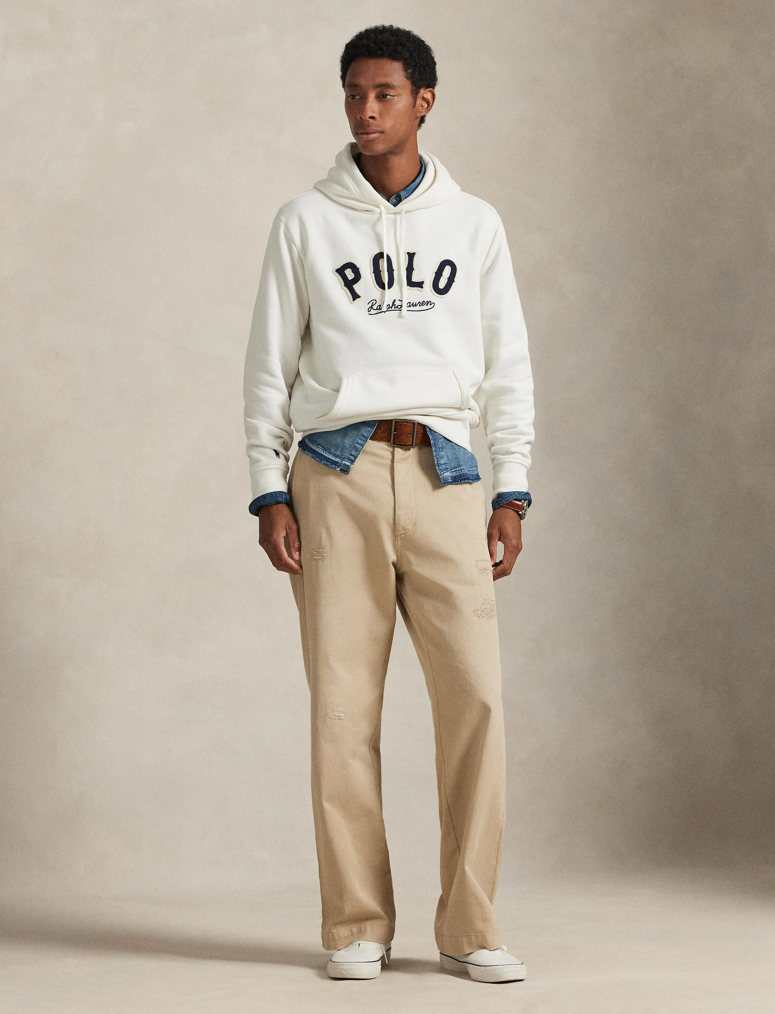 Polo Ralph Lauren - RL FLEECE-KNT-SWEATSHIRT - hættetrøjer - deckwash white - 3