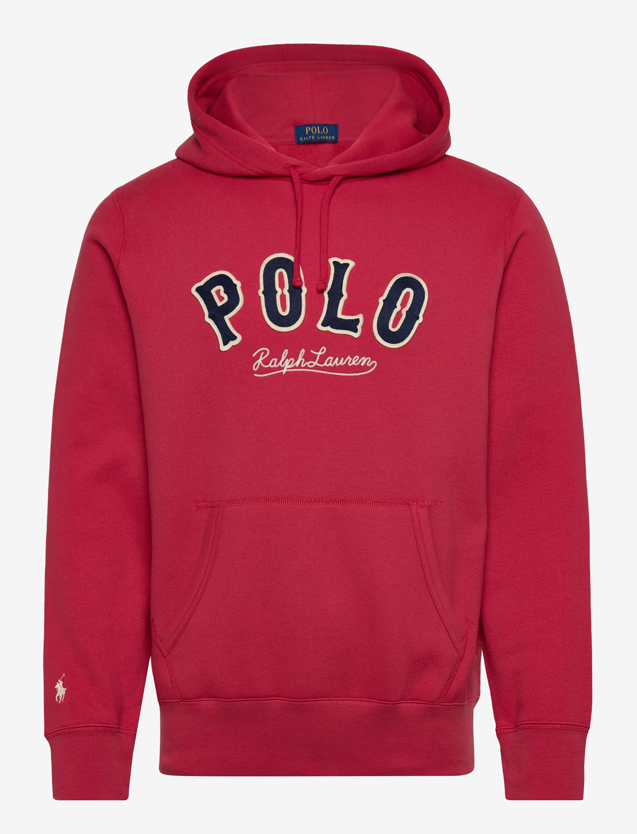 Polo Ralph Lauren - The RL Fleece Western-Logo Hoodie - hoodies - sunrise red - 0
