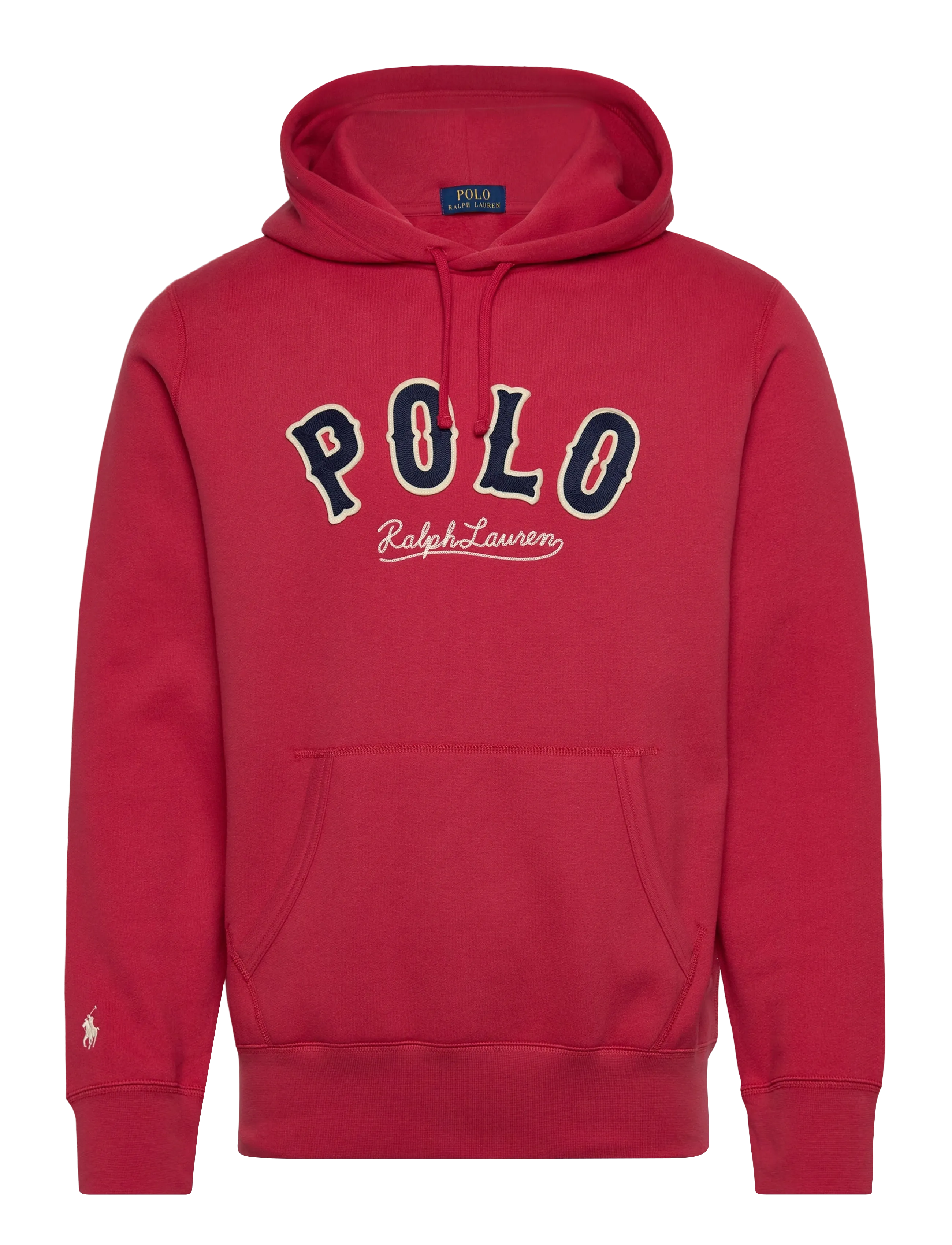 Polo Ralph Lauren The RL Fleece Western-Logo Hoodie - Hoodies - SUNRISE RED / red