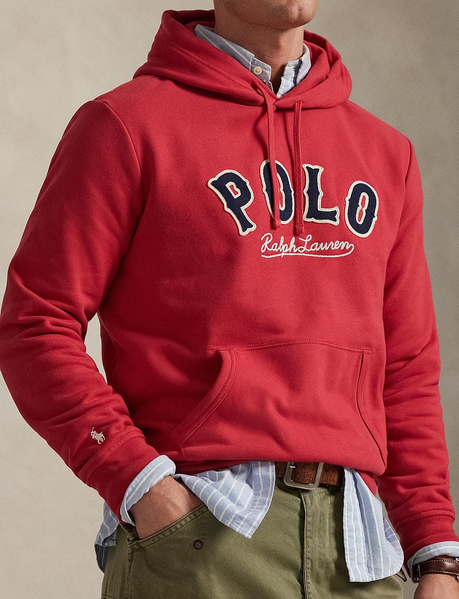 Polo Ralph Lauren - The RL Fleece Western-Logo Hoodie - kapuzenpullover - sunrise red - 4