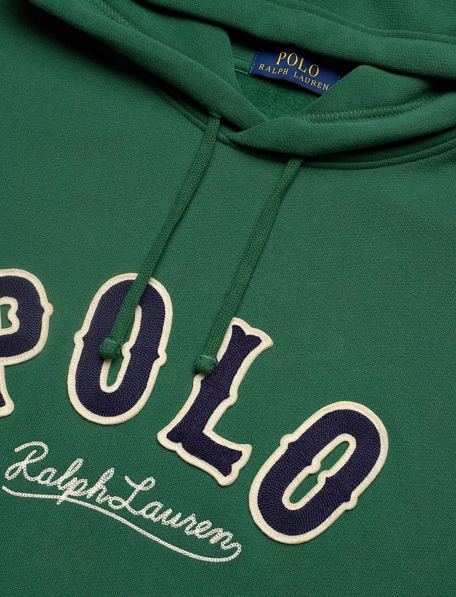 Polo Ralph Lauren - The RL Fleece Western-Logo Hoodie - hoodies - verano green - 5