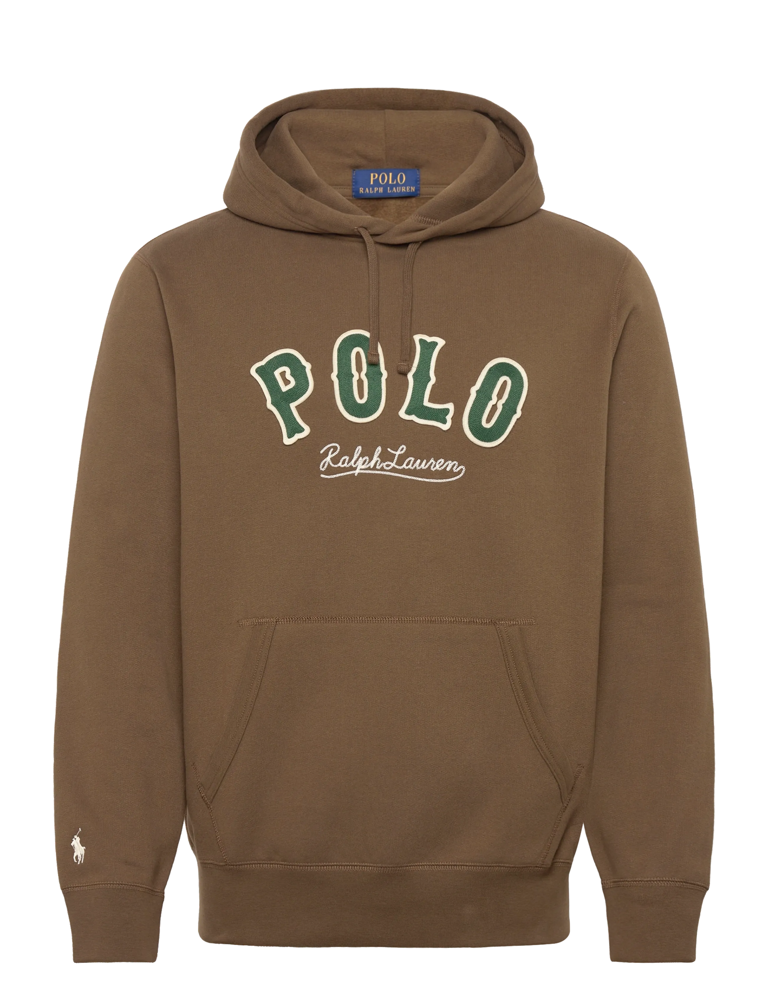 The RL Fleece Western-Logo Hoodie - YORK BROWN