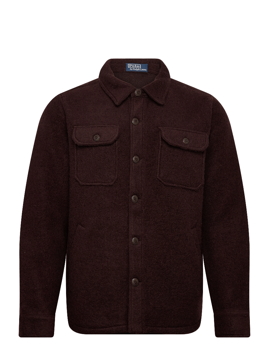 Polo Ralph Lauren - FELTED WOOL-KNT-PULLOVER - circuit brown - 1