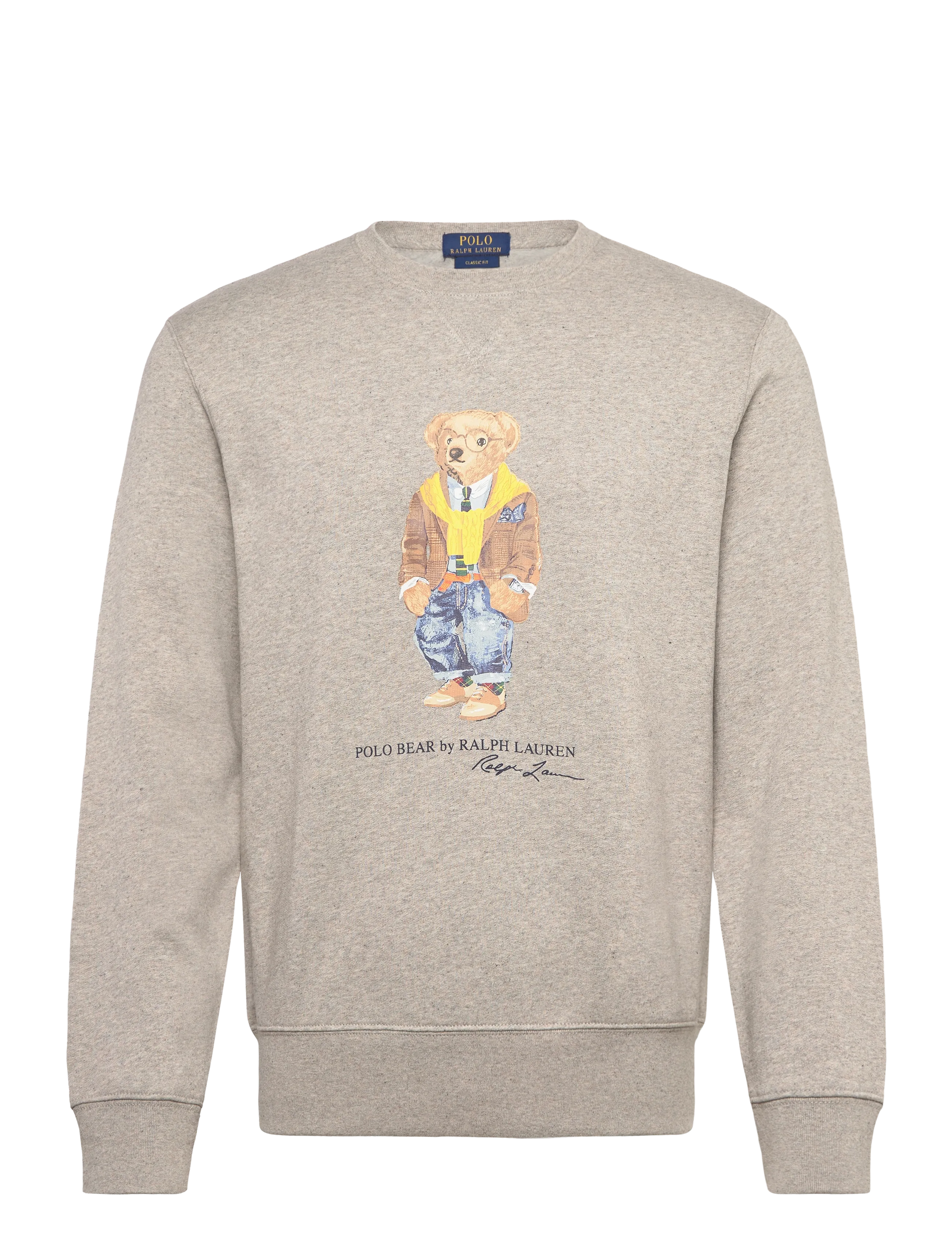 Polo Ralph Lauren SEASONAL FLEECE-KNT-SWEATSHIRT - Kleidung - LOFT HEATHER/HERI / grey