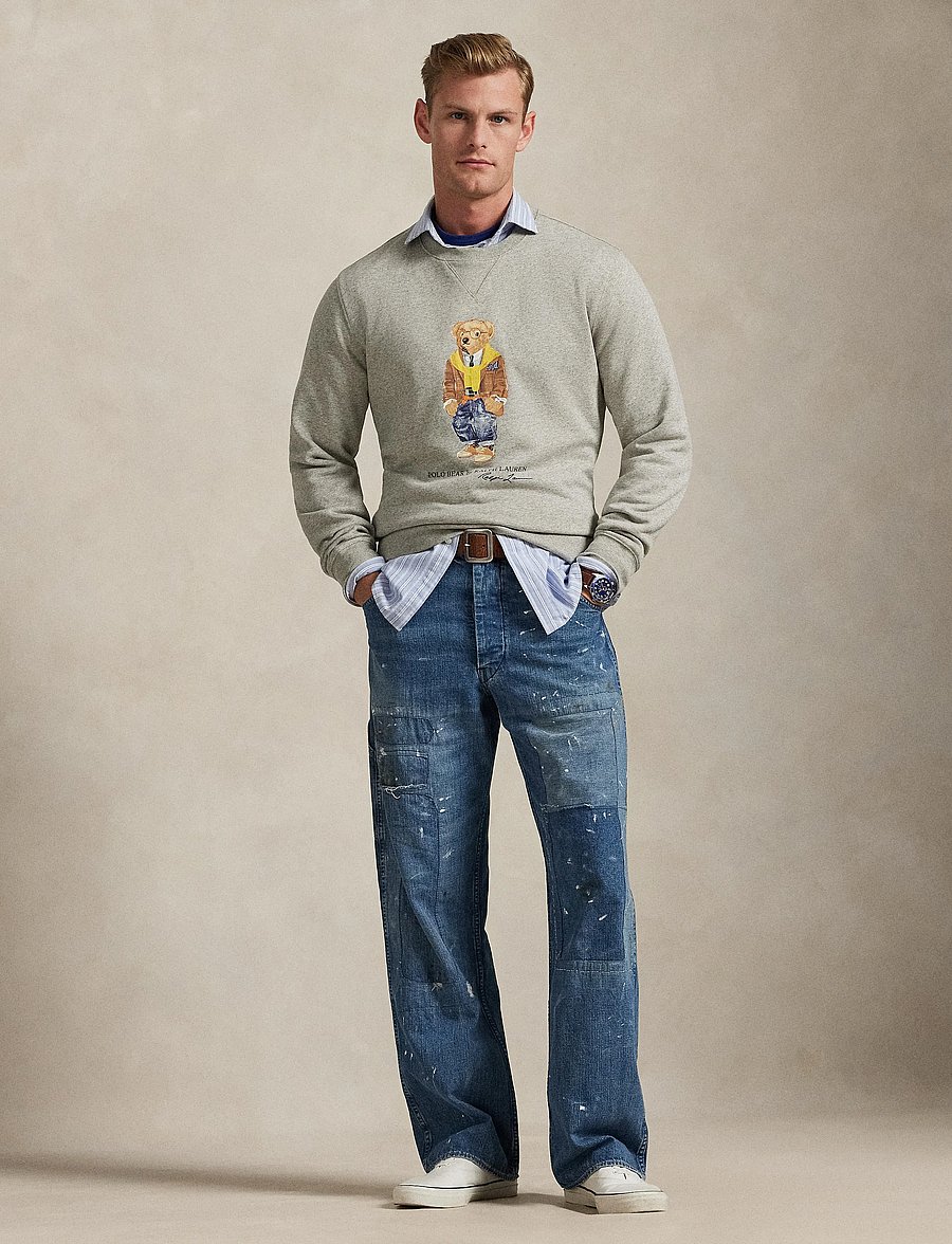 Polo Ralph Lauren - SEASONAL FLEECE-KNT-SWEATSHIRT - nach anlass kaufen - loft heather/heri - 3