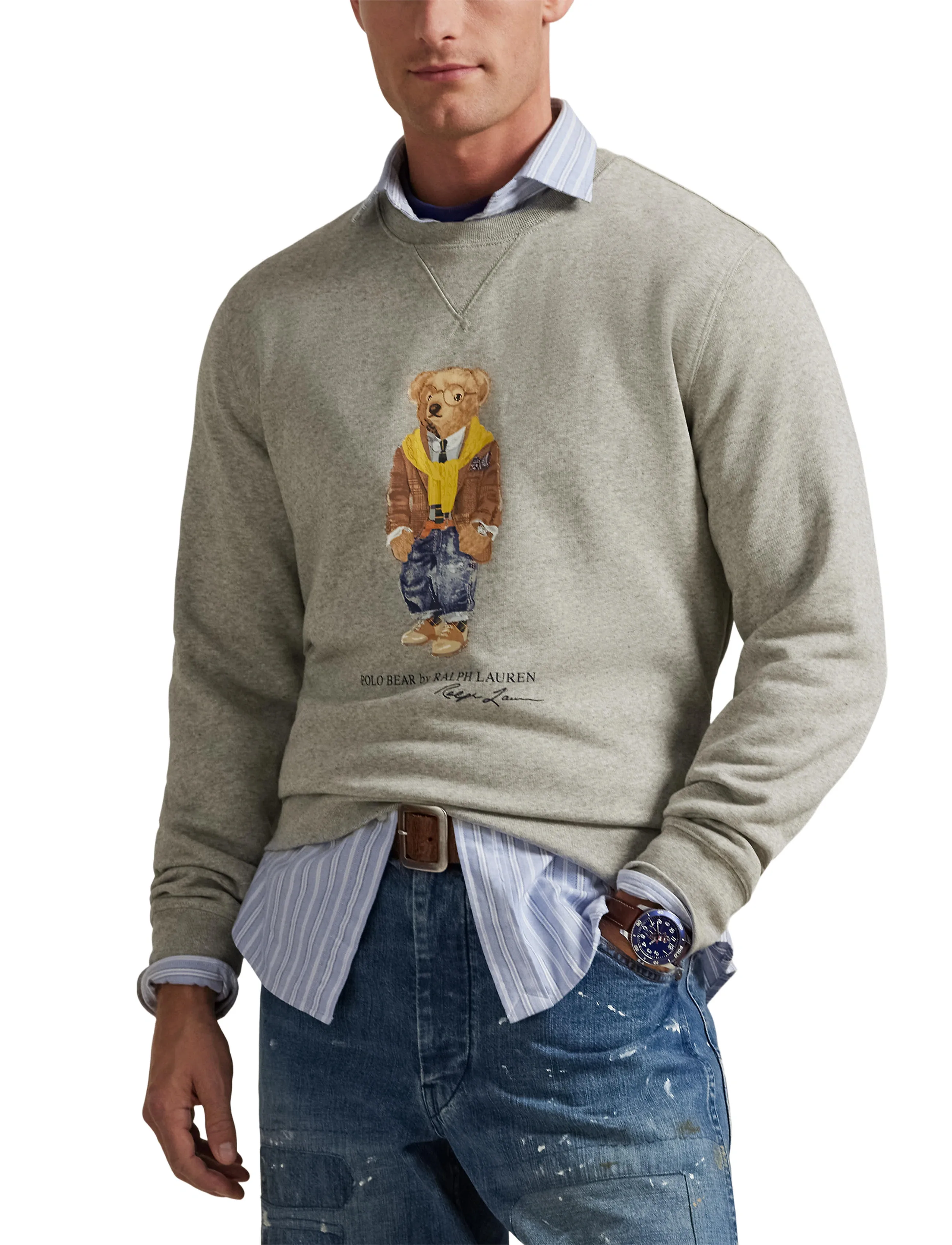 Polo Ralph Lauren Seasonal Fleece-Knt-Sweatshirt herr – bild 5