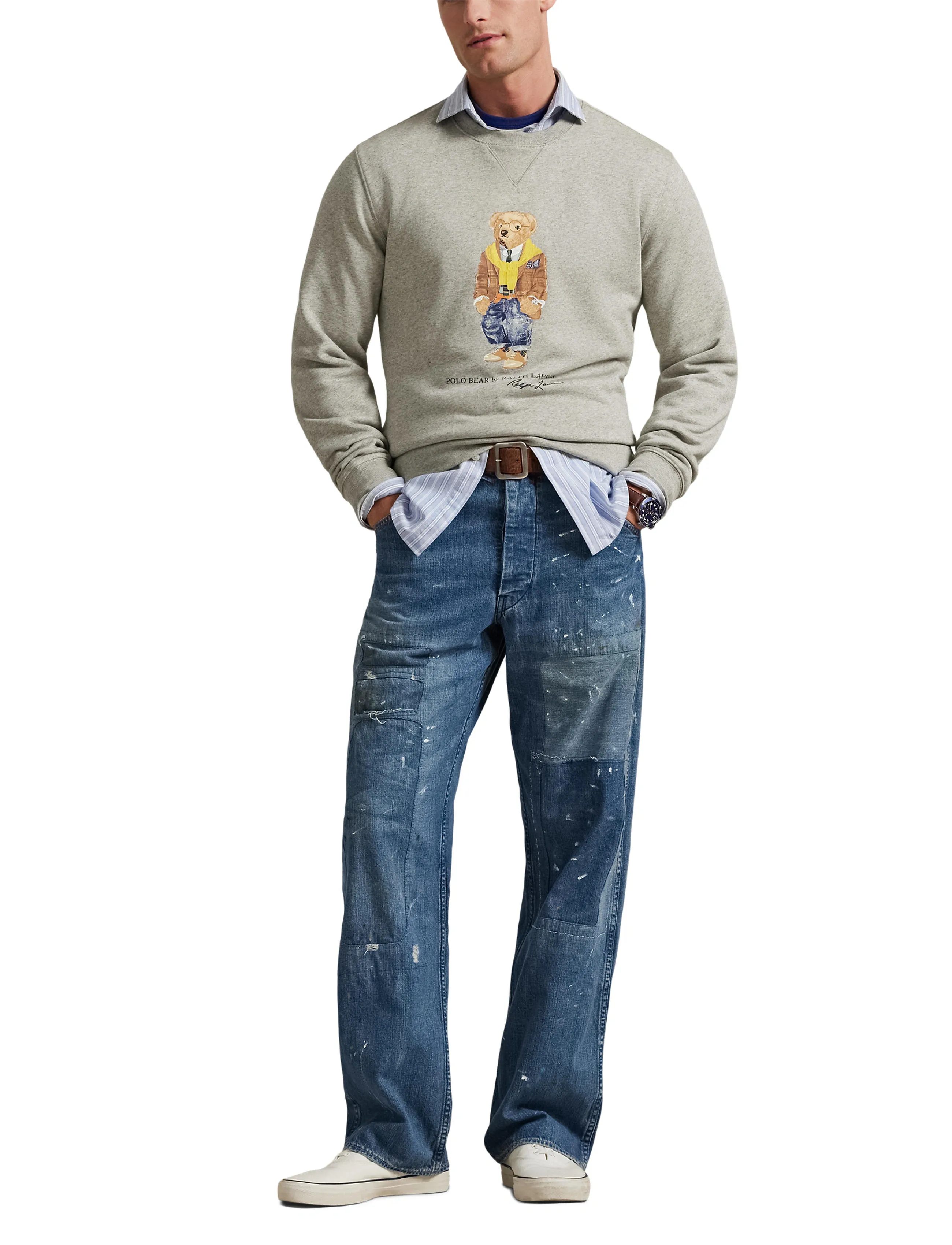 Polo Ralph Lauren Seasonal Fleece-Knt-Sweatshirt herr – bild 6