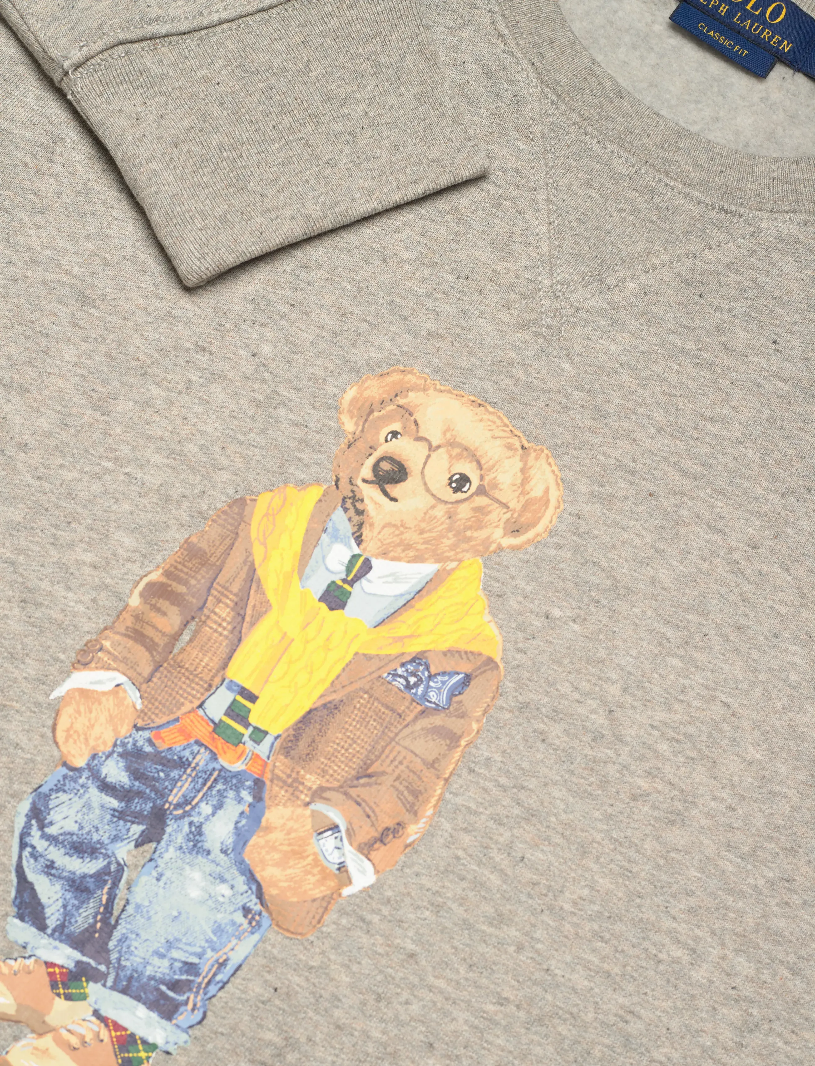 Polo Ralph Lauren - SEASONAL FLEECE-KNT-SWEATSHIRT - sweats - loft heather/heri - 5