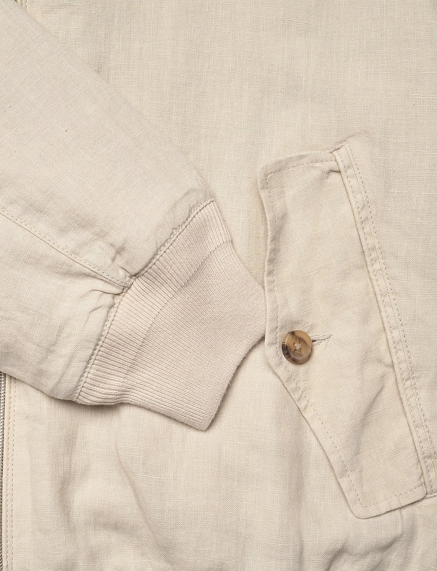 Polo Ralph Lauren - The Bedford Linen Herringbone Jacket - leichte jacken - basic sand - 3