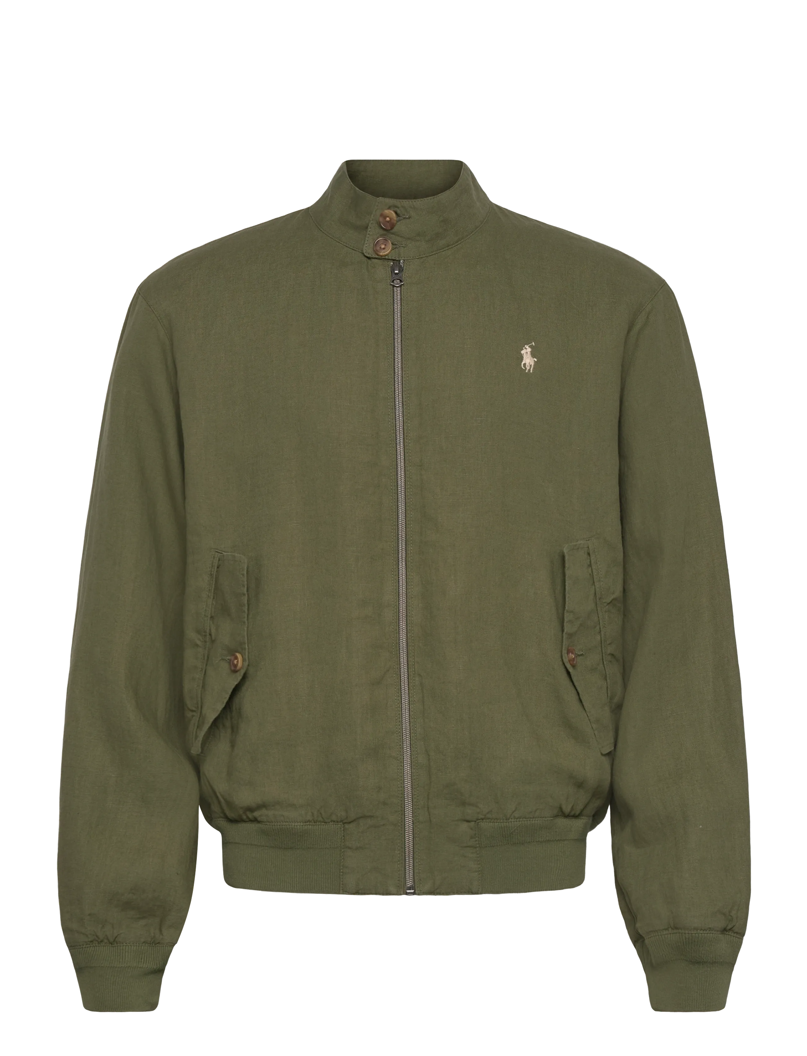 Polo Ralph Lauren The Bedford Linen Herringbone Jacket - Talvised pakkumised - GARDEN TRAIL / khaki/green