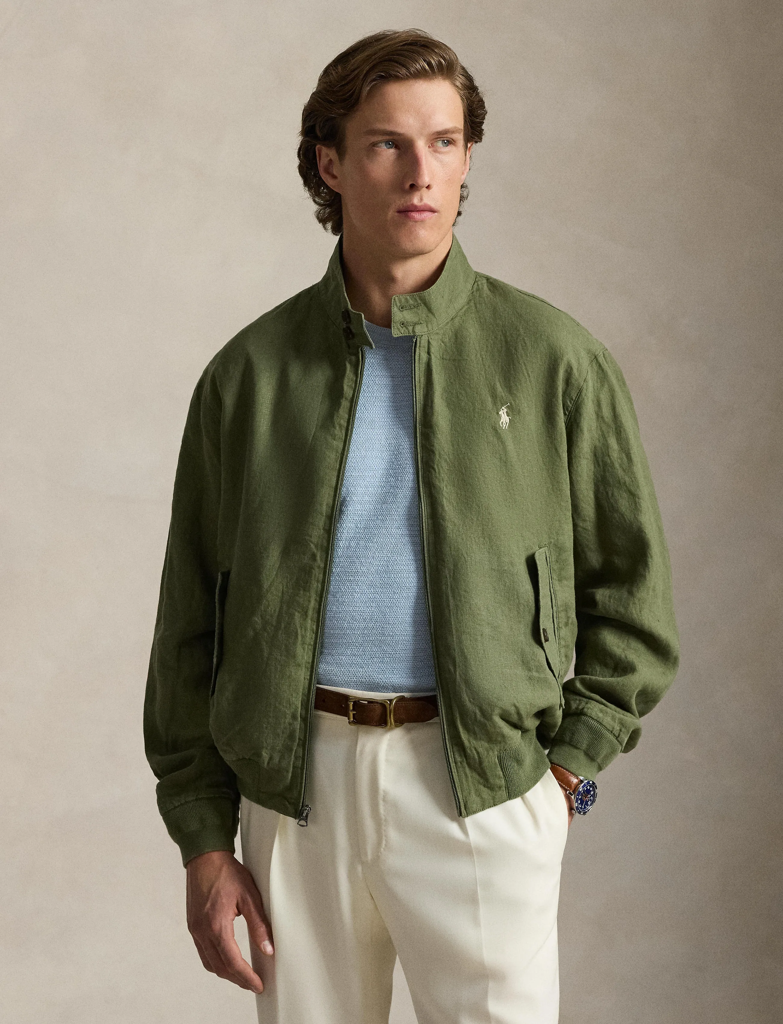 The Bedford Linen Herringbone Jacket 2