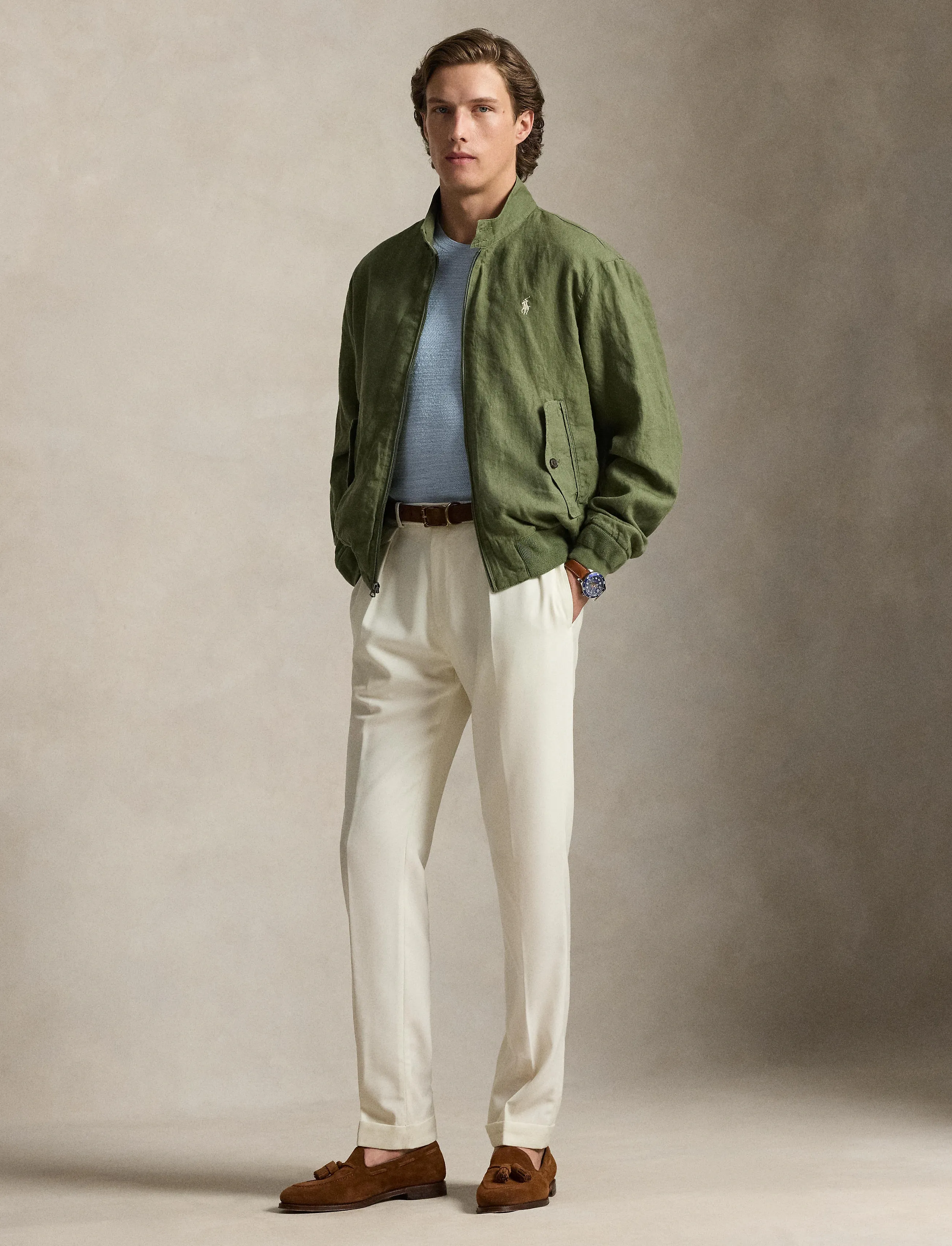 The Bedford Linen Herringbone Jacket 5