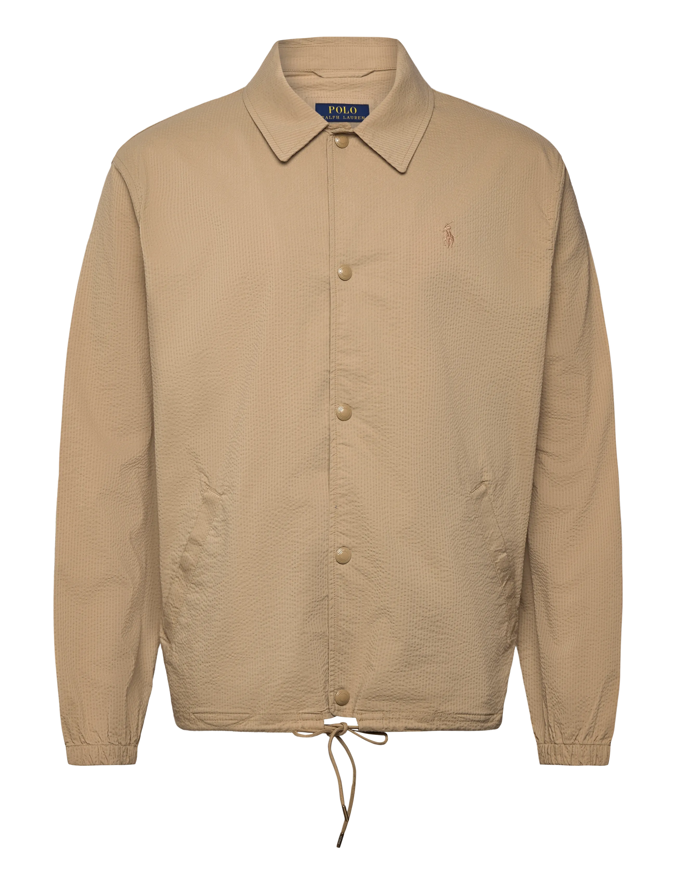 SEERSUCKER-WVN-JACKET - COASTAL BEIGE/RL