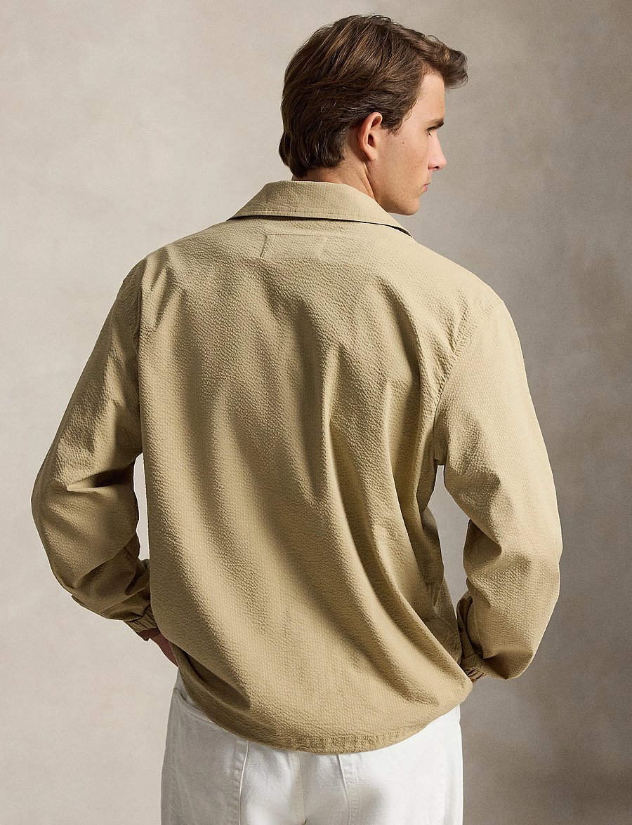 Polo Ralph Lauren - SEERSUCKER-WVN-JACKET - leichte jacken - coastal beige/rl - 3