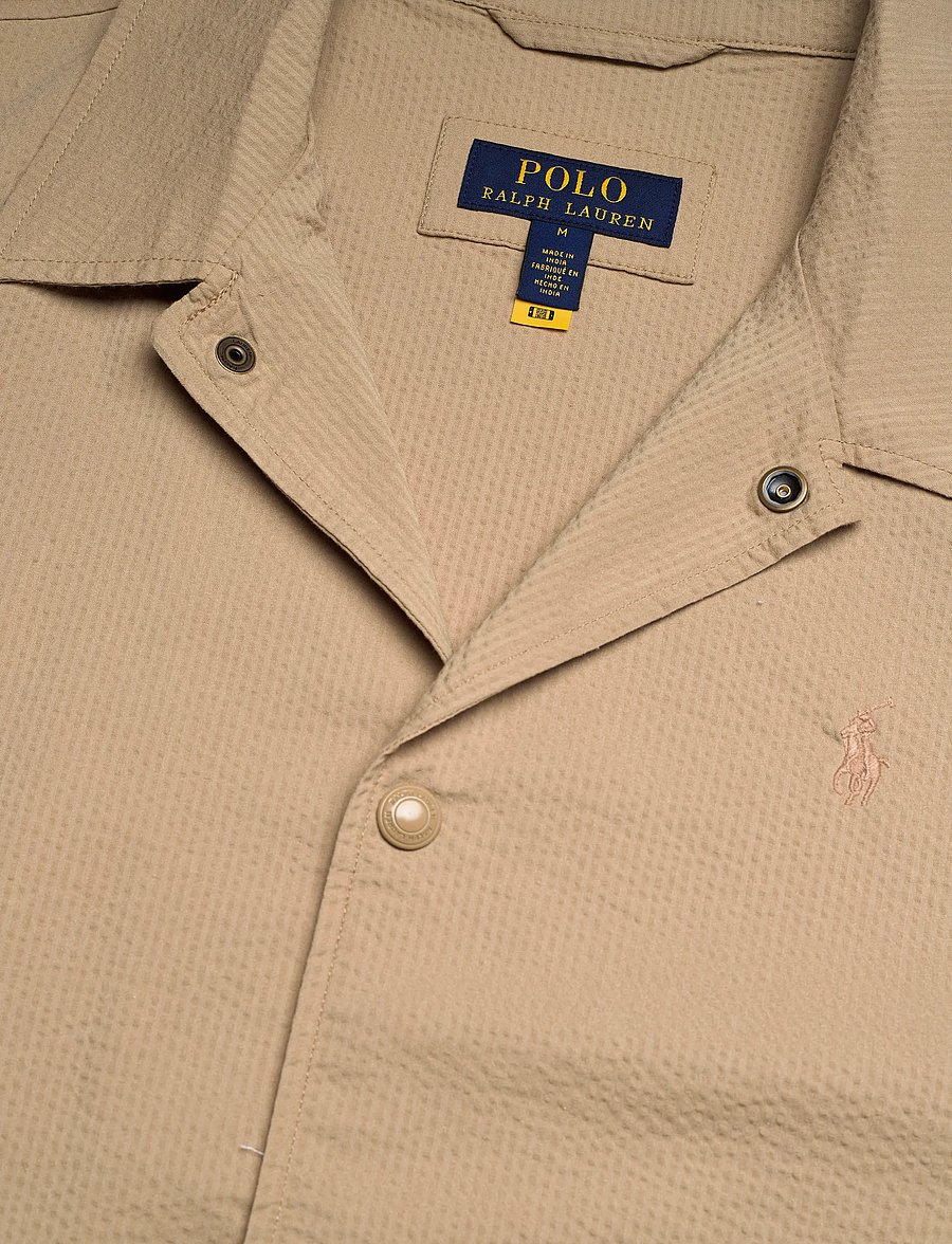 Polo Ralph Lauren - SEERSUCKER-WVN-JACKET - leichte jacken - coastal beige/rl - 4