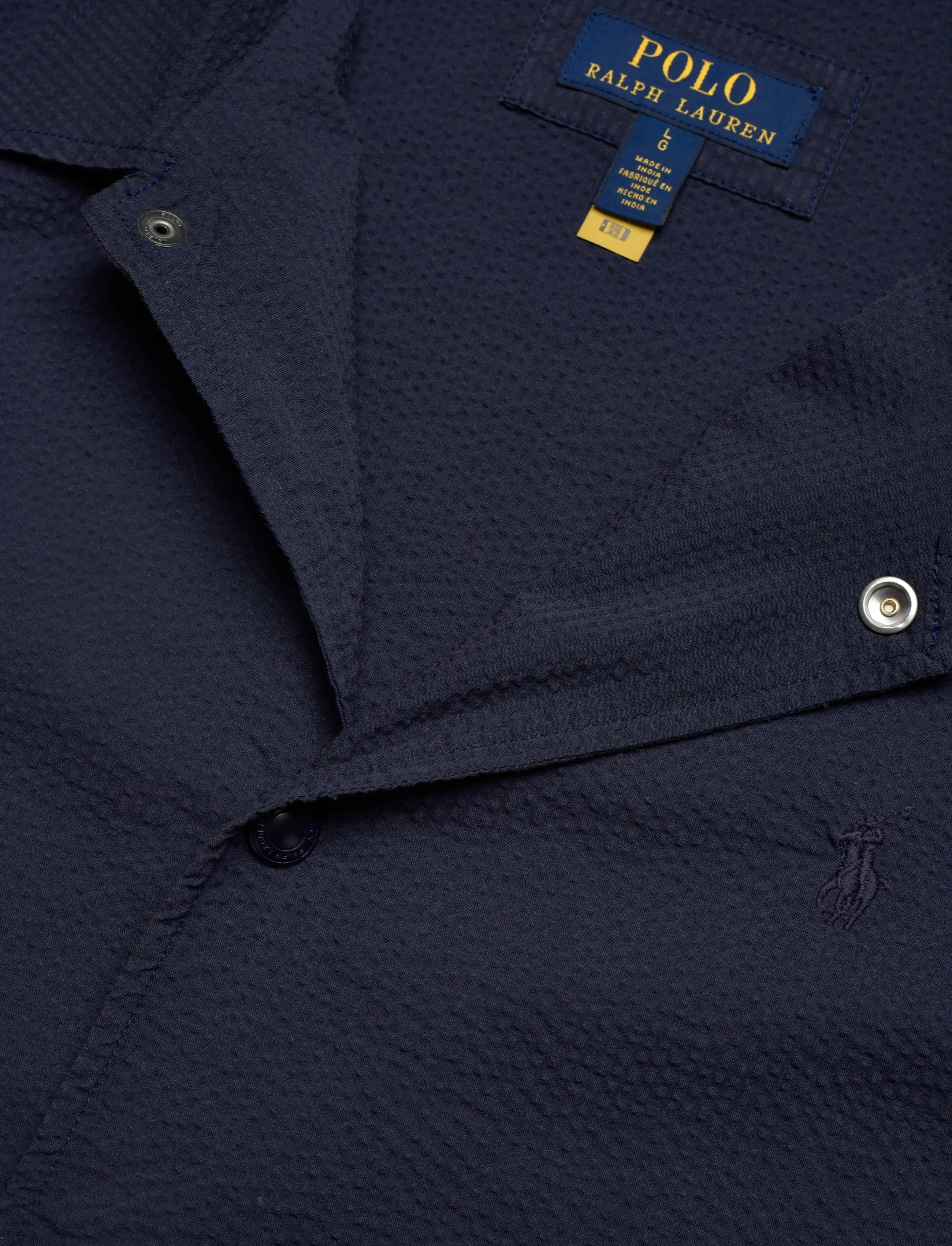 Polo Ralph Lauren - SEERSUCKER-WVN-JACKET - Õhukesed jakid - newport navy/cllc - 4