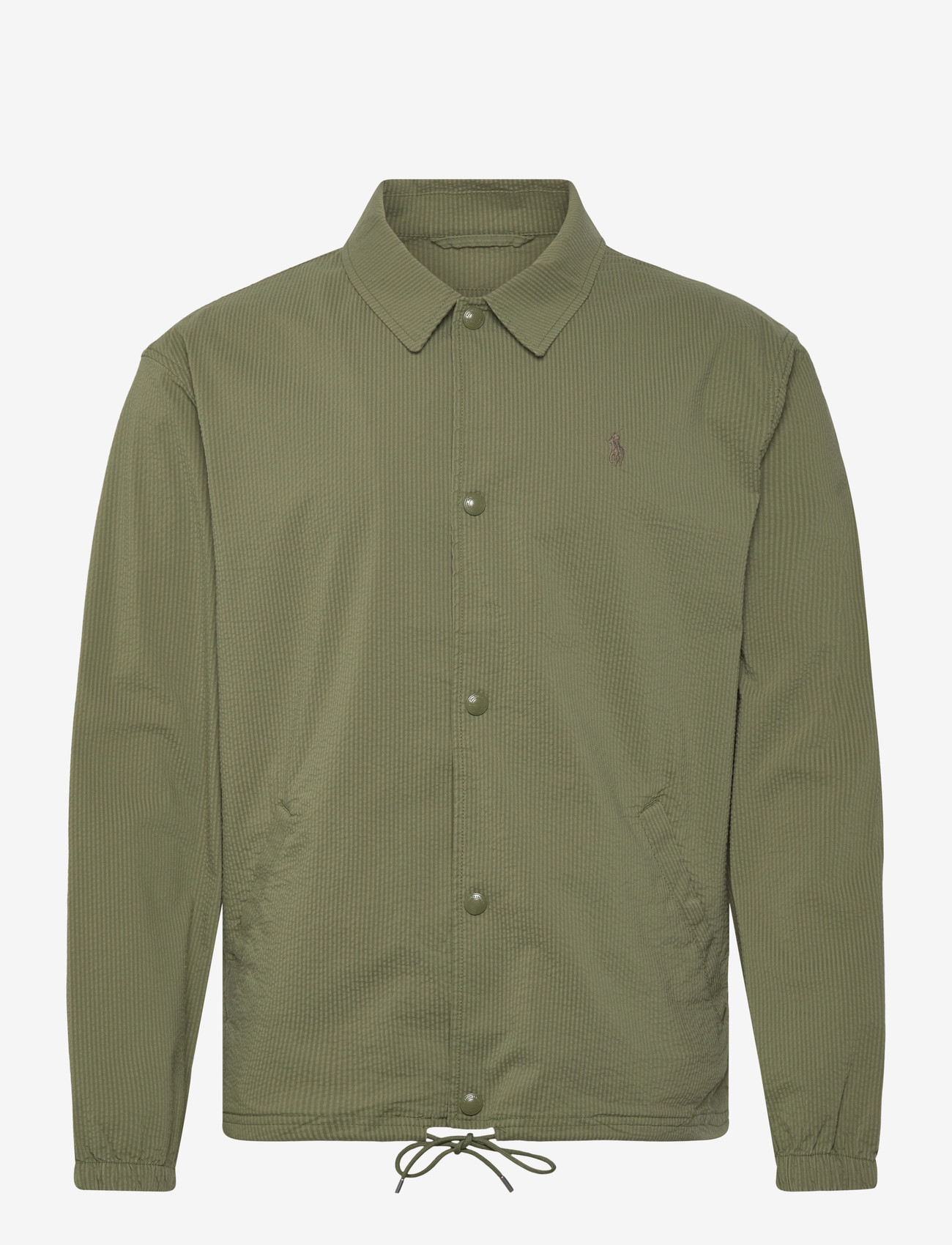 Polo Ralph Lauren - SEERSUCKER-WVN-JACKET - tunna jackor - supply olive/gard - 0