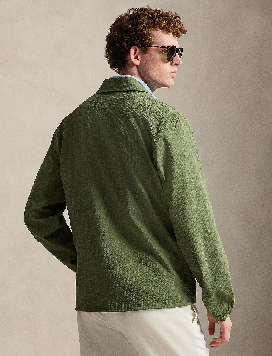 Polo Ralph Lauren - SEERSUCKER-WVN-JACKET - vindjakker - supply olive/gard - 3