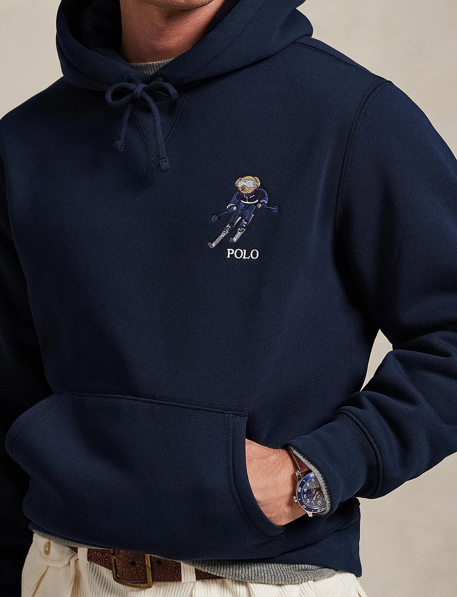 Polo Ralph Lauren - Polo Bear Fleece Hoodie - džemperi ar kapuci - worth navy/active - 4