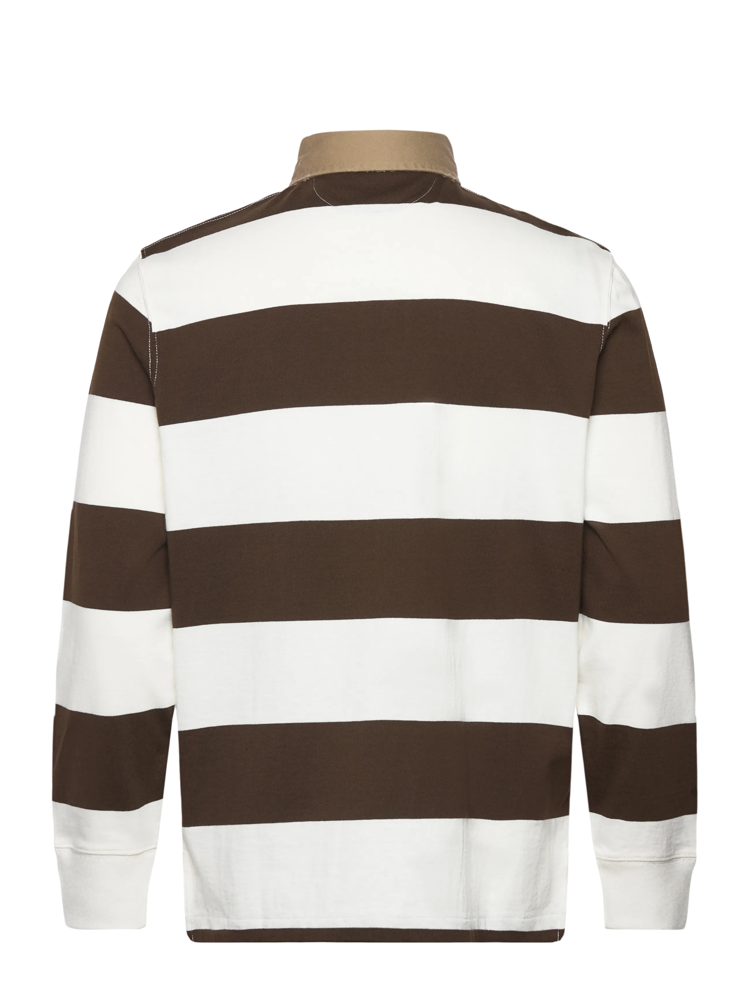 Polo Ralph Lauren - Classic Fit Khaki-Collar Rugby Shirt - långärmade pikéer - dark brown/trophy - 2