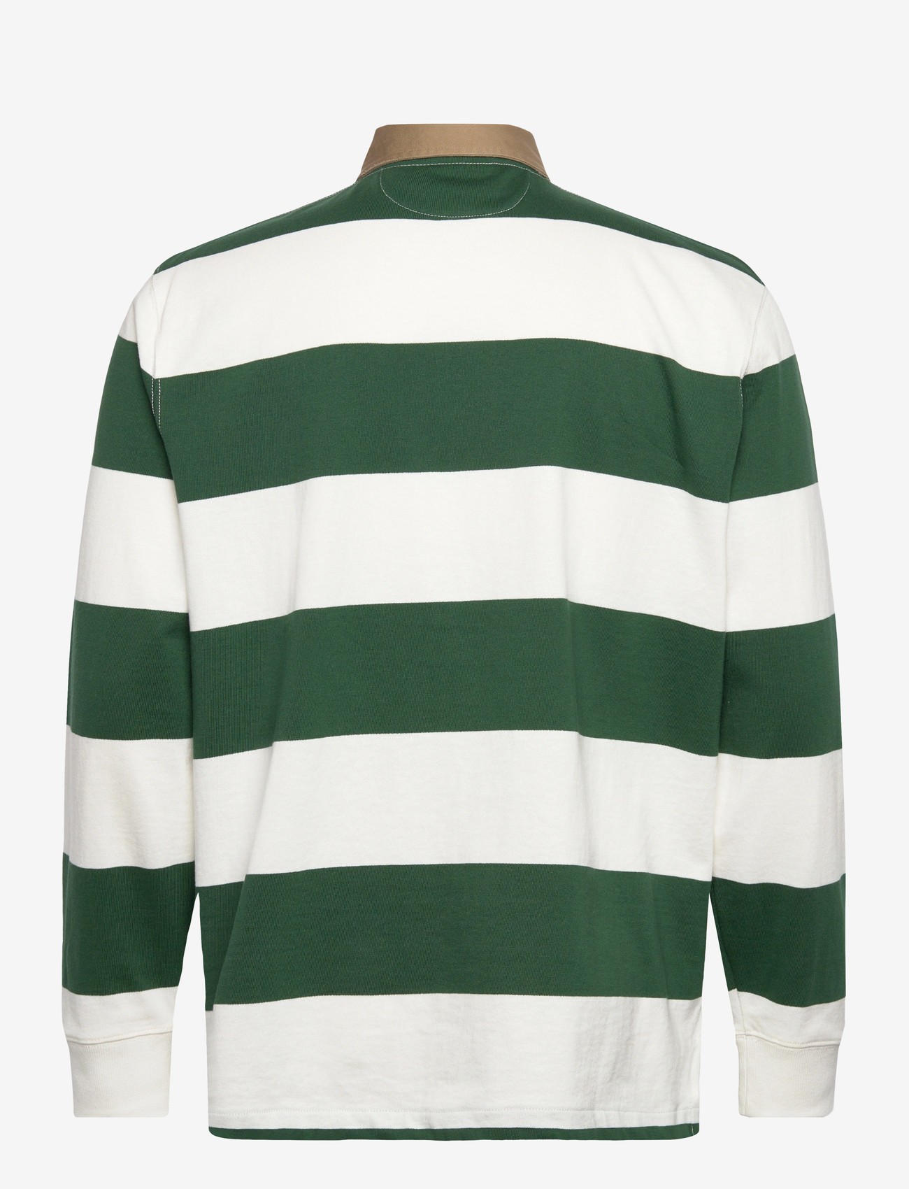 Polo Ralph Lauren - Classic Fit Khaki-Collar Rugby Shirt - långärmade pikéer - grass green/troph - 1