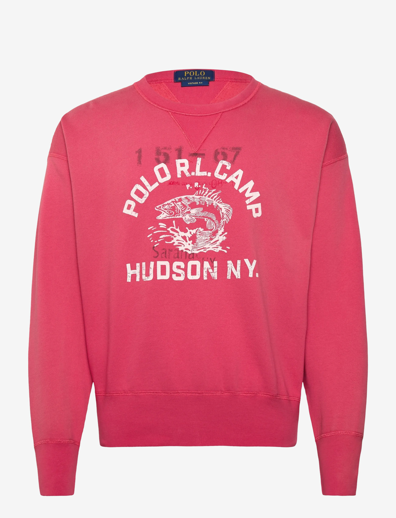 Polo Ralph Lauren - Vintage Fit Fleece Graphic Sweatshirt - shop efter anledning - nantucket red - 0