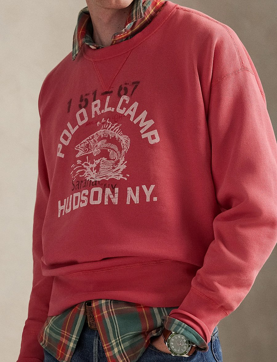 Polo Ralph Lauren - SEASONAL FLEECE-KNT-SWEATSHIRT - sweats - nantucket red - 4