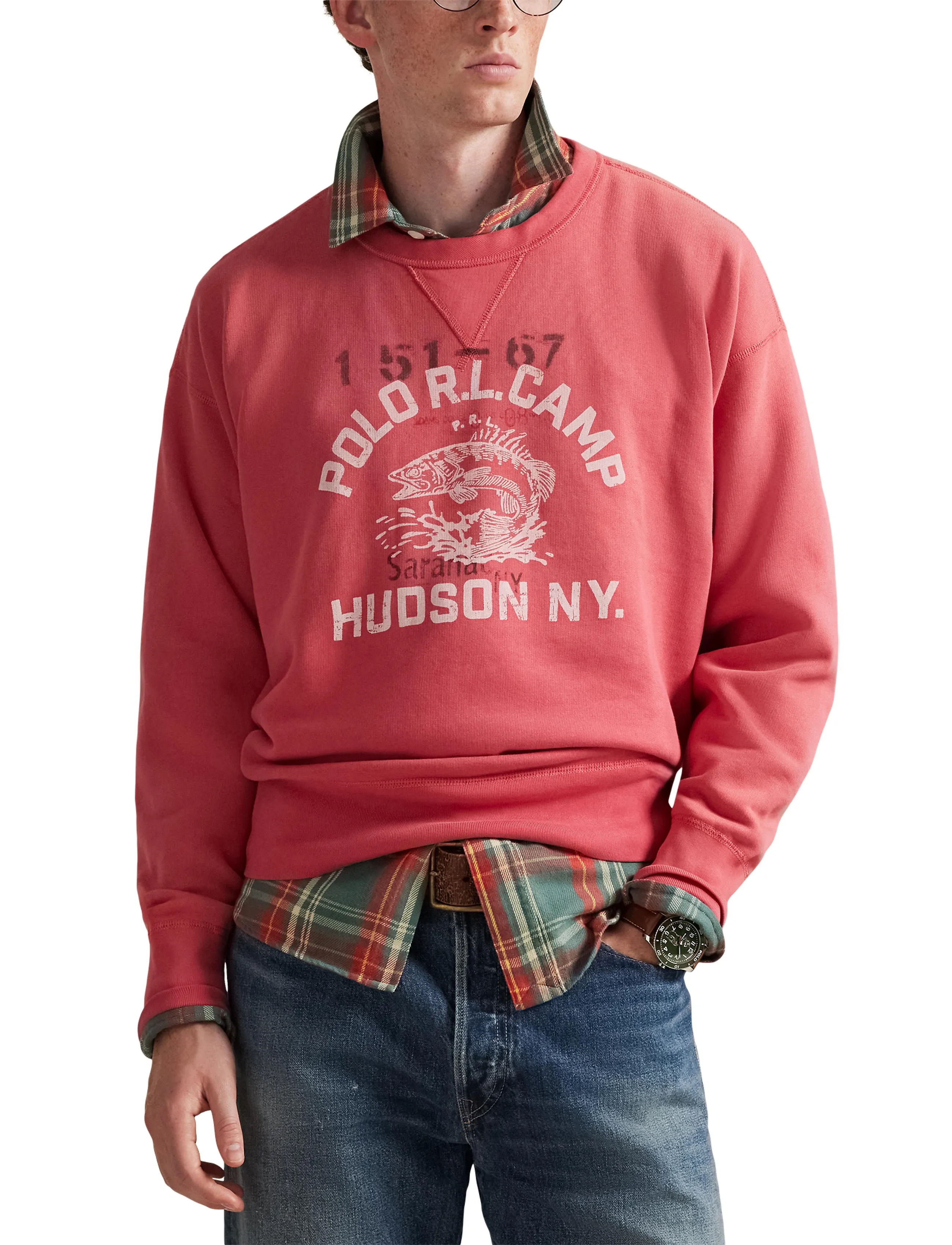 Polo Ralph Lauren Seasonal Fleece-Knt-Sweatshirt herr – bild 6