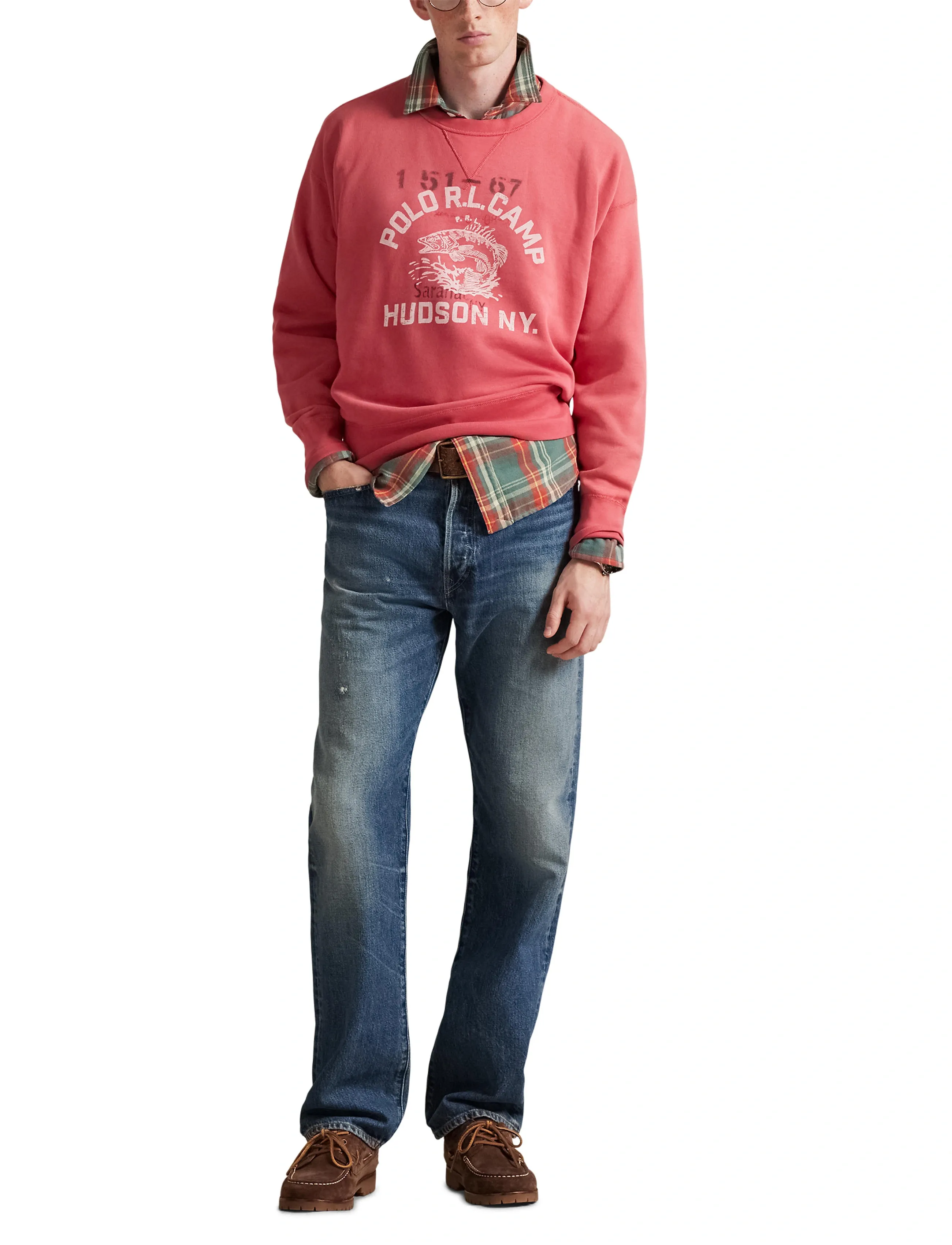 Polo Ralph Lauren Seasonal Fleece-Knt-Sweatshirt herr – bild 7