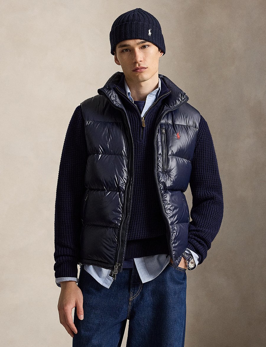 Polo Ralph Lauren - The Gorham Glossed Down Vest - westen - collection navy g - 0