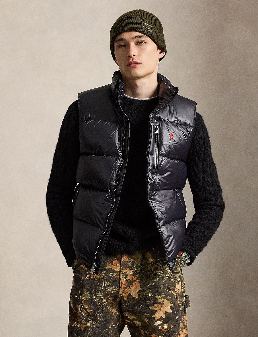 Polo Ralph Lauren - The Gorham Glossed Down Vest - westen - polo black glossy - 0