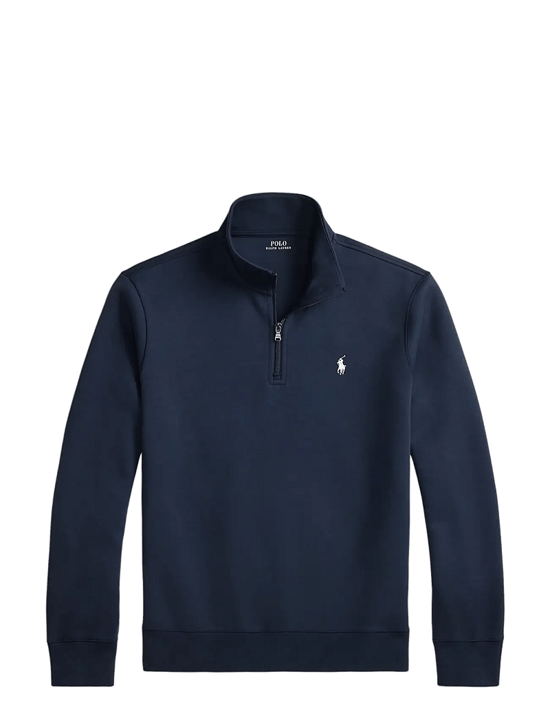 Polo Ralph Lauren - Double-Knit Quarter-Zip Pullover - half zip-tröjor - aviator navy/c173 - 1