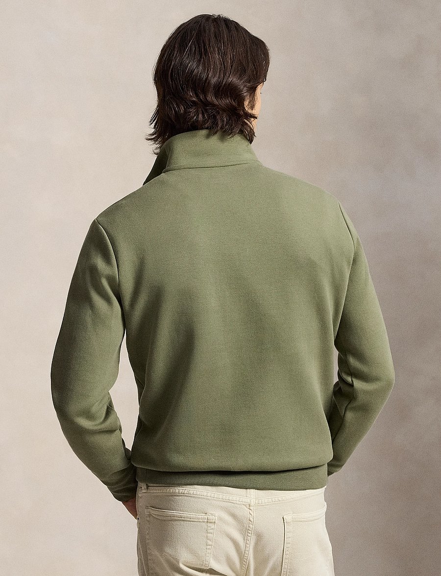 Polo Ralph Lauren - 30/1 DOUBLE KNT CVC-LSL-SWS - pullover mit halbem reißverschluss - cruise olive/c173 - 2
